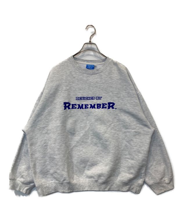 中古・古着通販】REMEMBER (リメンバー) ロゴスウェット グレー サイズ:M｜ブランド・古着通販 トレファク公式【TREFAC  FASHION】スマホサイト