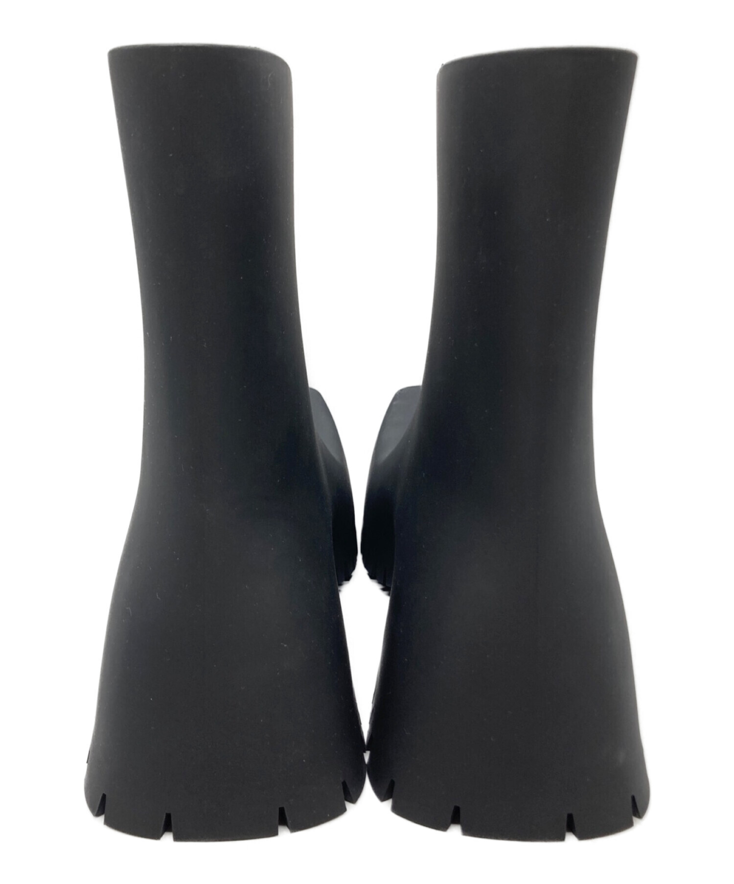 BALENCIAGA (バレンシアガ) ラバーブーツ/TROOPER RUBBER ブラック サイズ:25cm