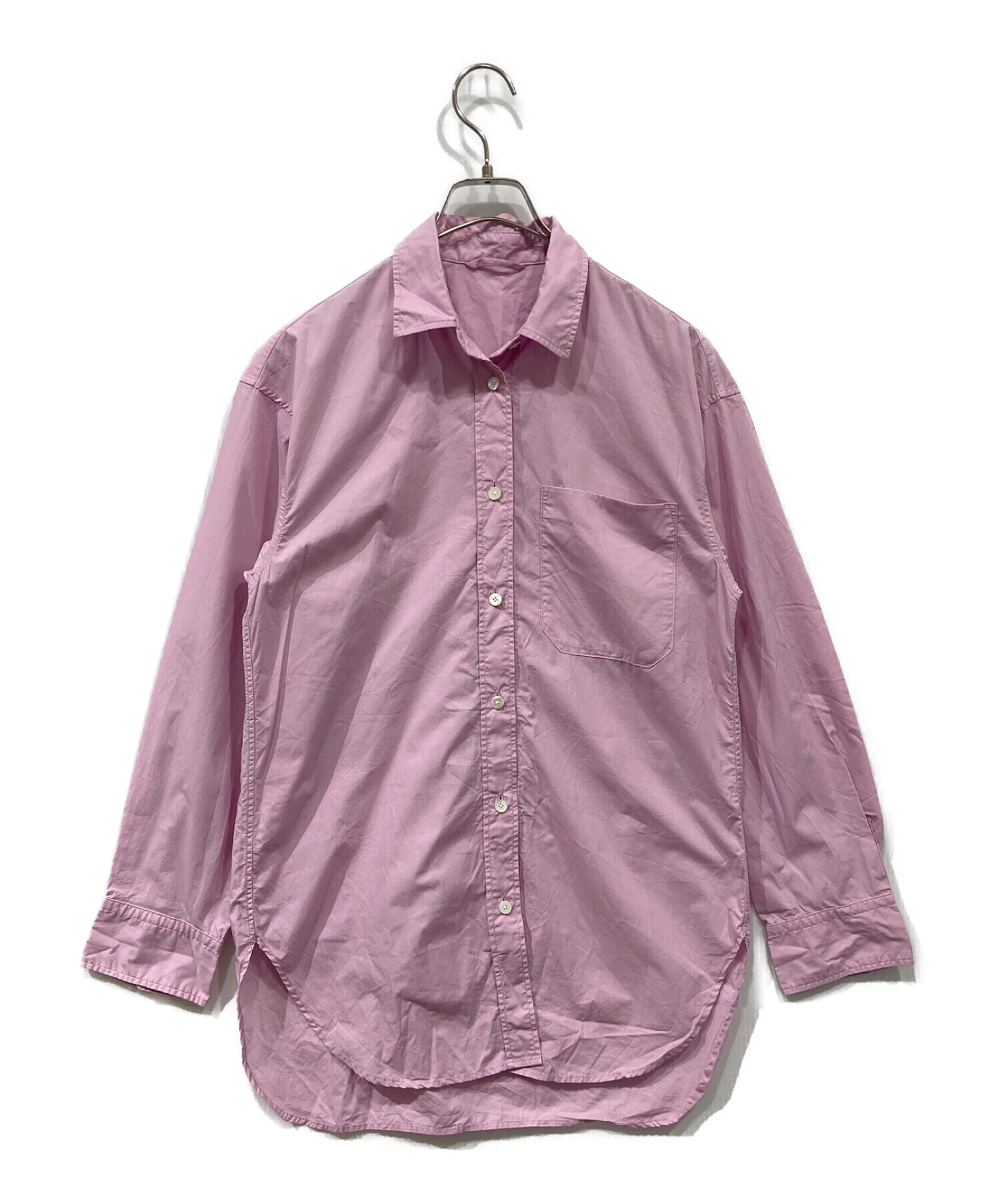 Spick and Span (スピックアンドスパン) コットンタイプライターシャツ ピンク サイズ:FREE