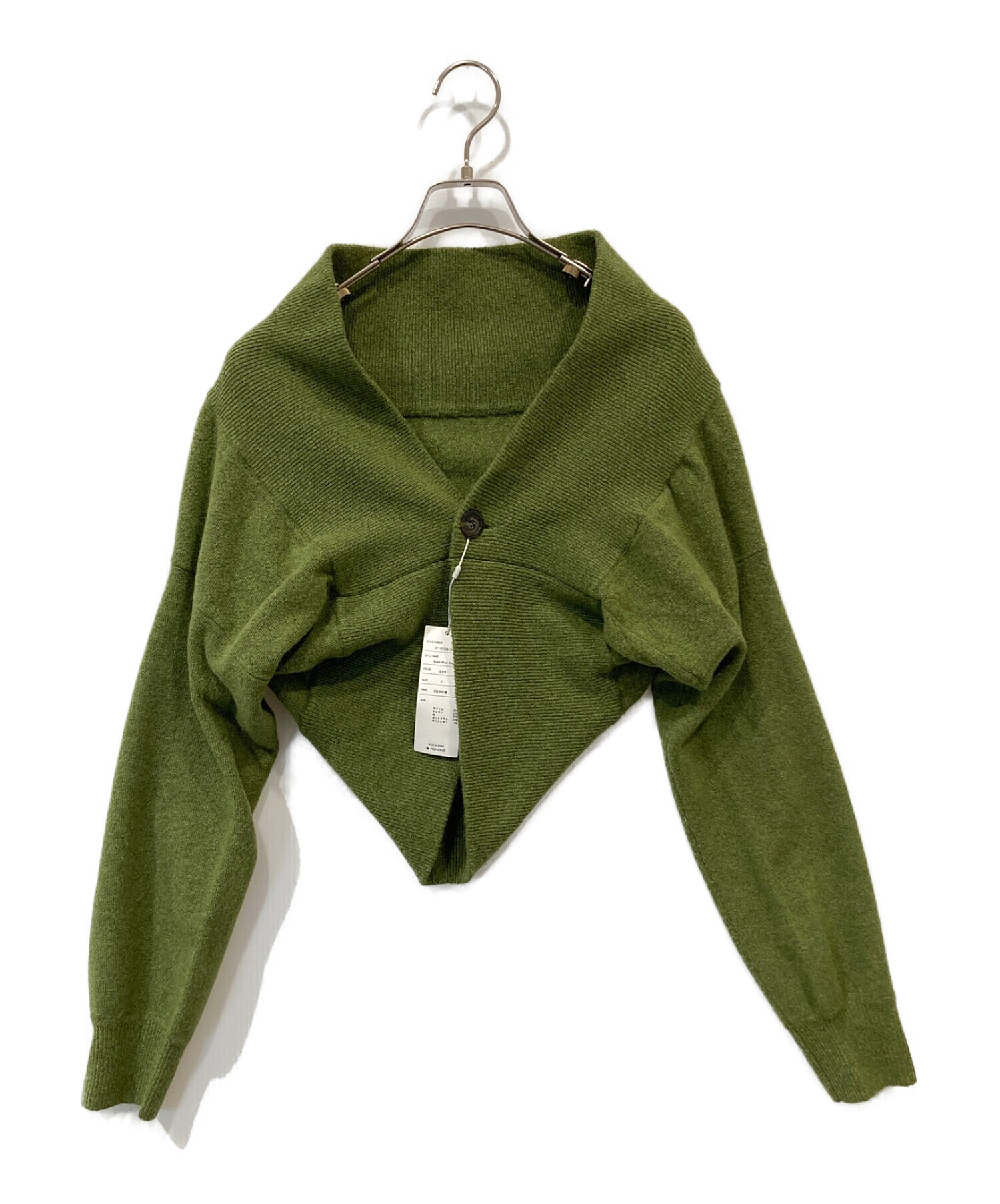 PERVERZE (パーバーズ) Warm Wool Knit グリーン サイズ:FREE 未使用品
