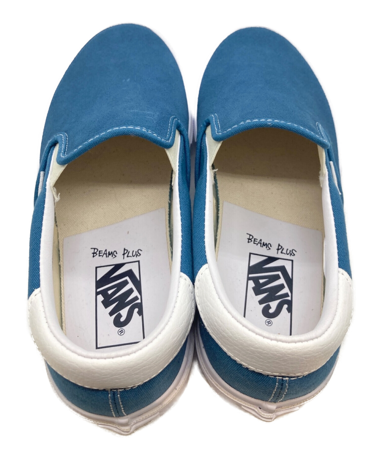 中古・古着通販】VANS (バンズ) BEAMS PLUS (ビームスプラス) SSZ (エスエスズィー) コラボスリッポン ブルー  サイズ:27.5cm｜ブランド・古着通販 トレファク公式【TREFAC FASHION】スマホサイト