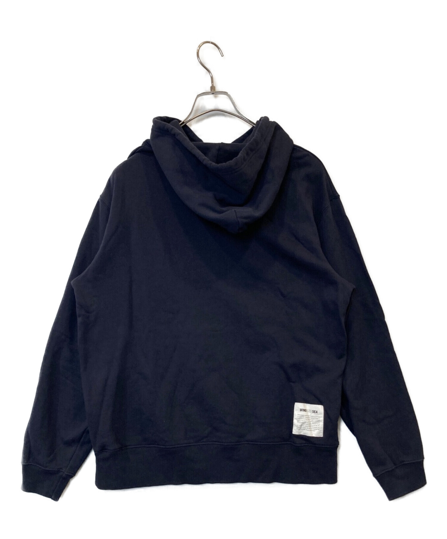 中古・古着通販】WIND AND SEA (ウィンダンシー) BE YOUTH HOODIE刺繍パーカー ネイビー サイズ:M｜ブランド・古着通販  トレファク公式【TREFAC FASHION】スマホサイト