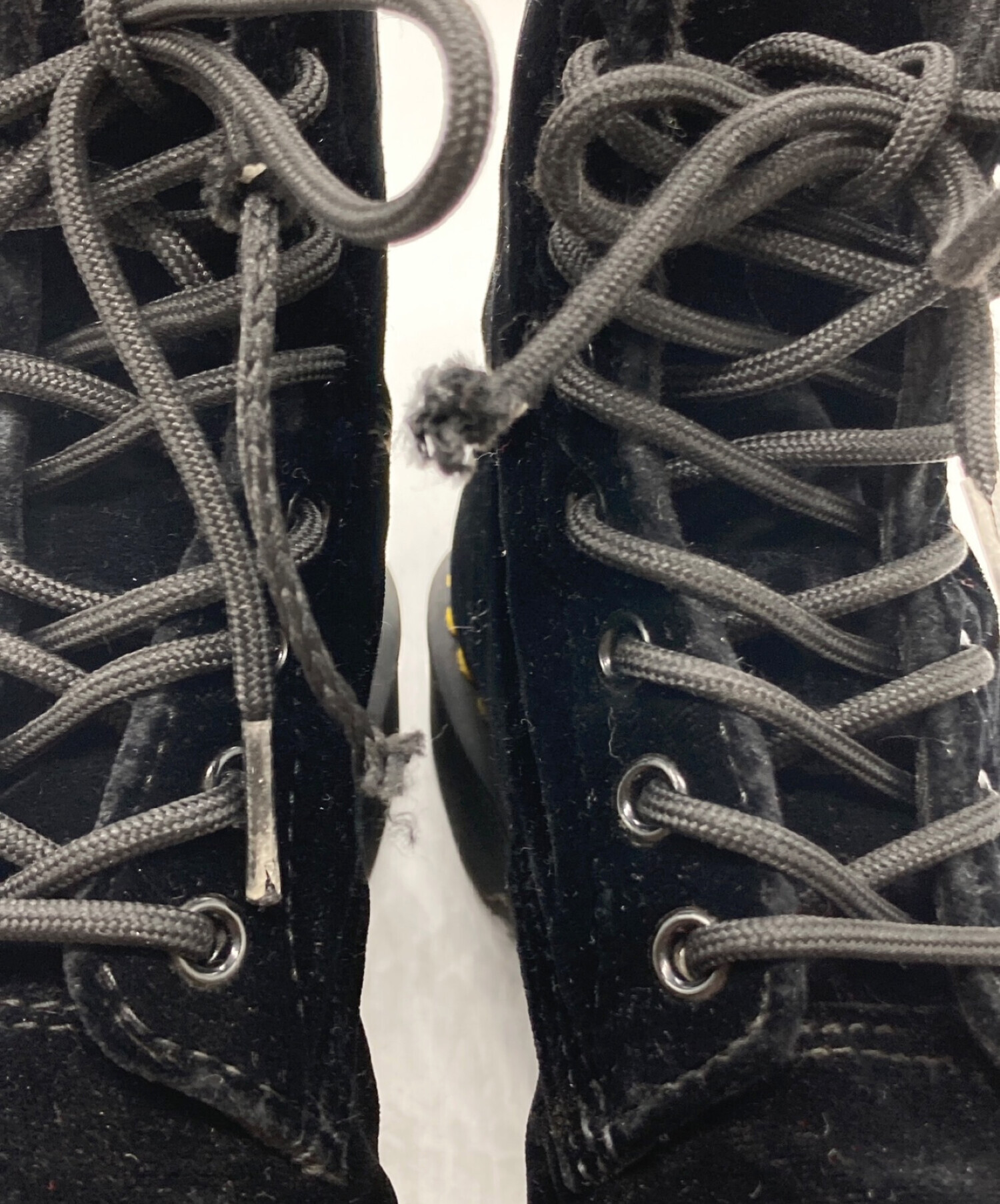 中古・古着通販】Dr.Martens (ドクターマーチン) 8ホールベロアブーツ