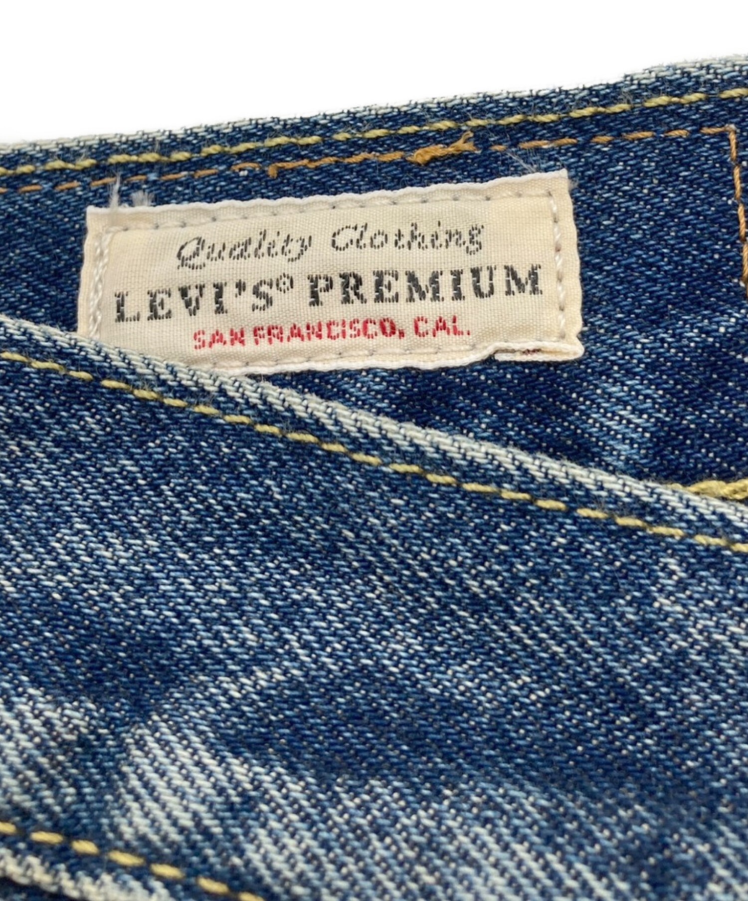 LEVI'S PReMIUM (リーバイスプレミアム) JOURNAL STANDARD (ジャーナルスタンダード)  別注501ダメージ加工デニムパンツ インディゴ サイズ:W34L28