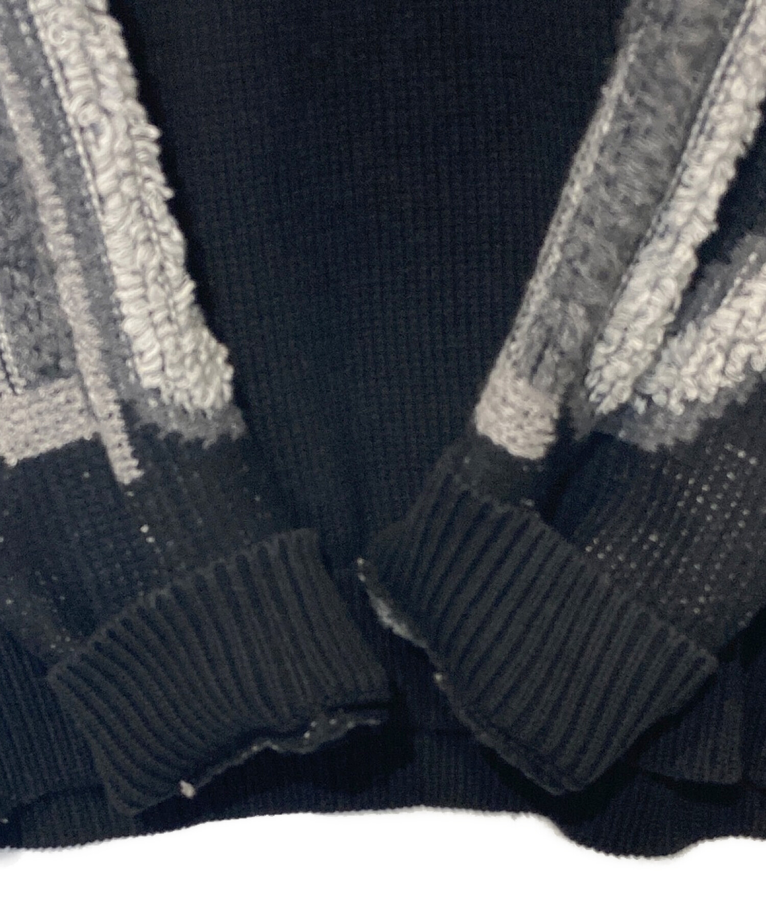 SUPREME (シュプリーム) Chenille Logo Sweater/シェニールロゴセーター ブラック サイズ:M