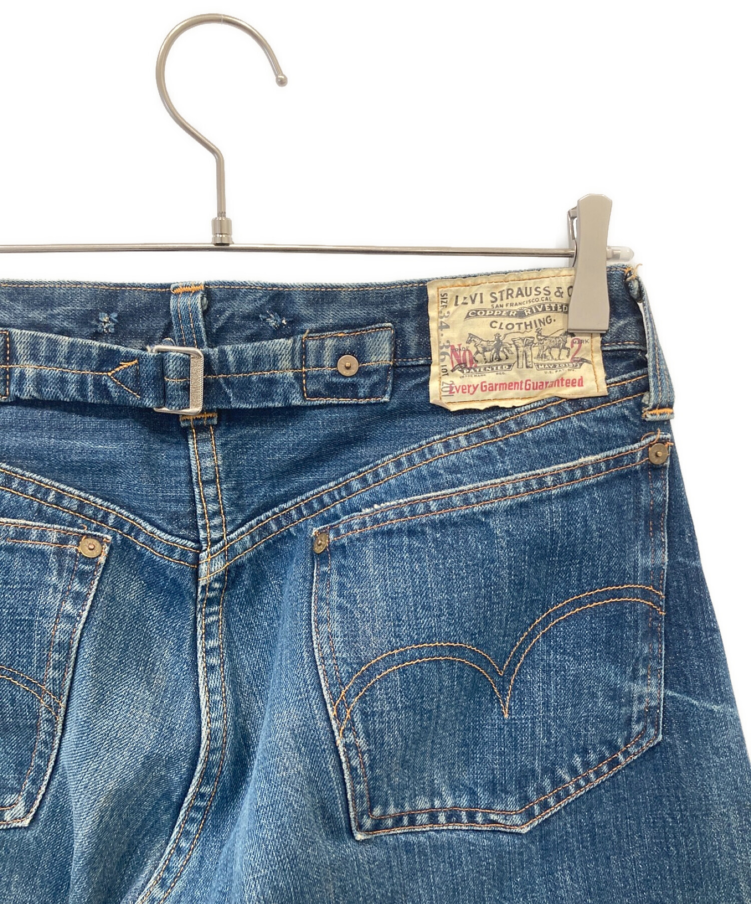 中古・古着通販】LEVI'S (リーバイス) 201シンチバックデニム