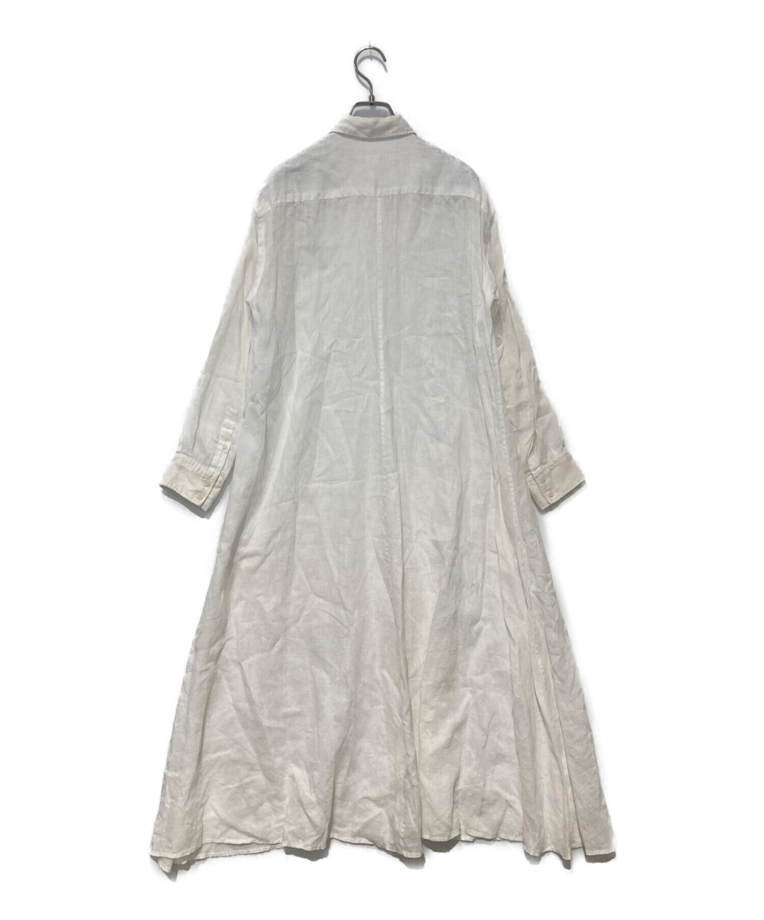 中古・古着通販】Plage (プラージュ) Linen Flared ワンピース アイボリー サイズ:36｜ブランド・古着通販  トレファク公式【TREFAC FASHION】スマホサイト