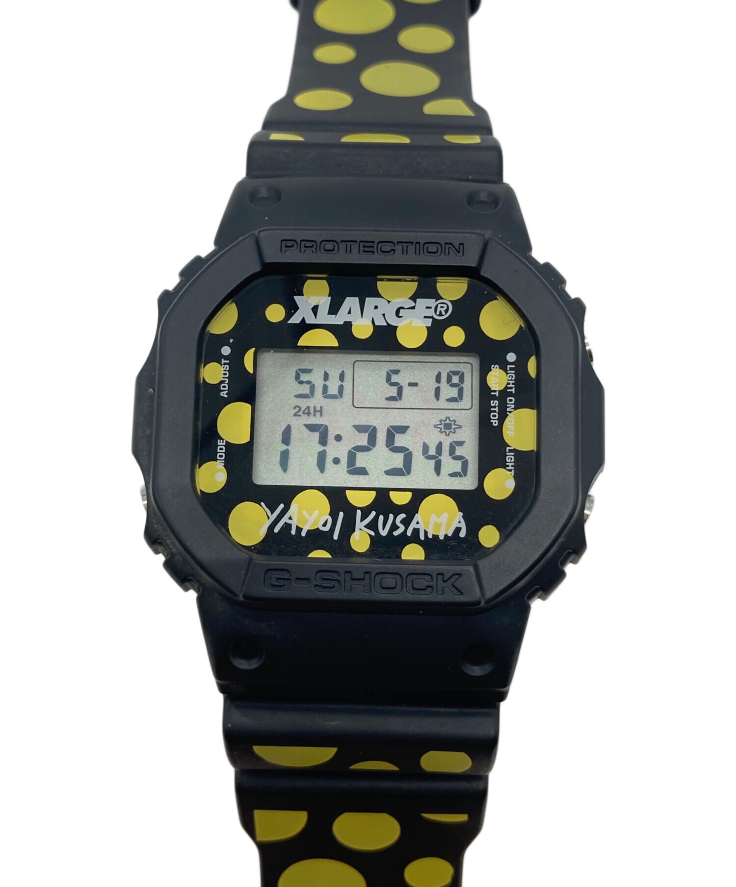 中古・古着通販】CASIO (カシオ) X-LARGE (エクストララージ) 草間彌生 (クサマヤヨイ) リストウォッチ  ブラック×イエロー｜ブランド・古着通販 トレファク公式【TREFAC FASHION】スマホサイト