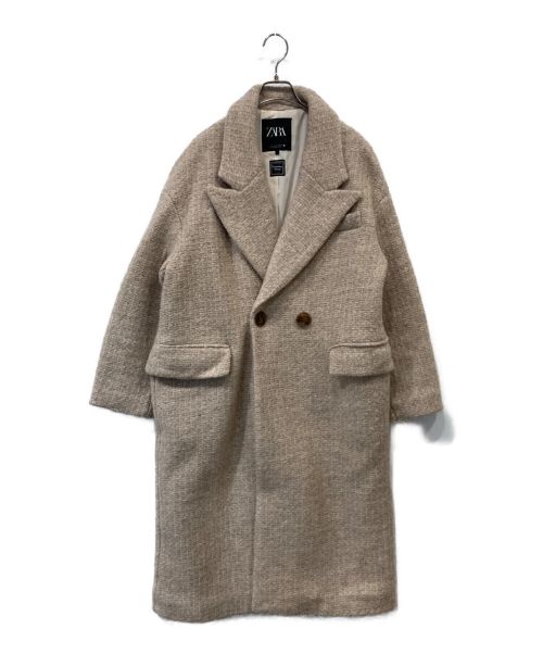 中古・古着通販】ZARA (ザラ) プレミアムウールチェスターコート ベージュ サイズ:M｜ブランド・古着通販 トレファク公式【TREFAC  FASHION】スマホサイト