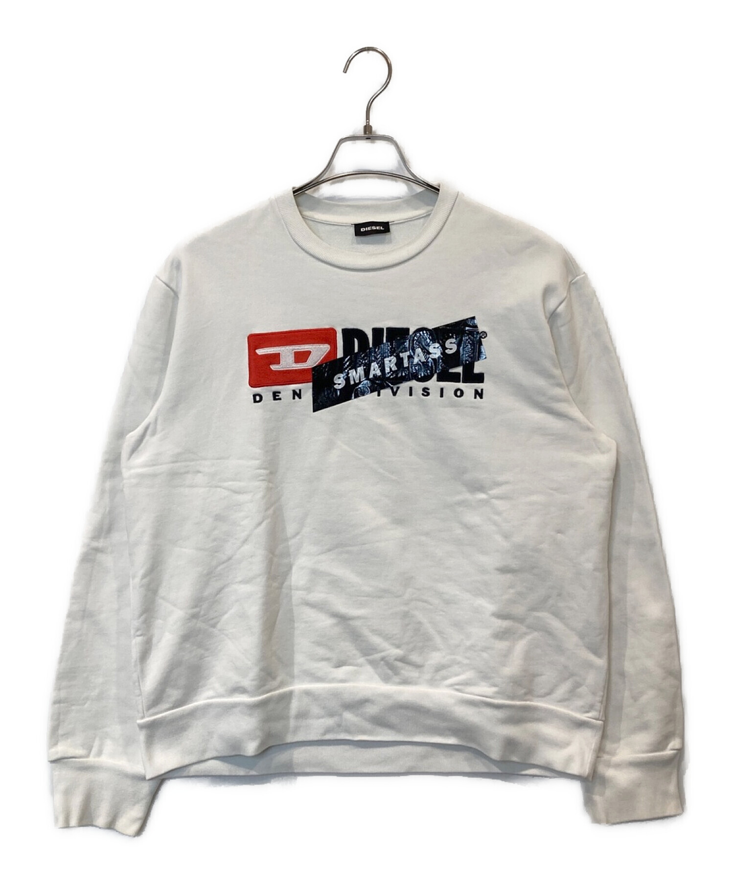 中古・古着通販】DIESEL (ディーゼル) ロゴスウェット ホワイト サイズ:不明｜ブランド・古着通販 トレファク公式【TREFAC  FASHION】スマホサイト