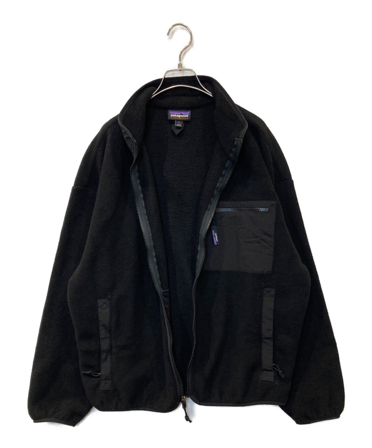 爆買い限定SALEパタゴニア　patagonia シンチラ　Lサイズ　ブラック　黒　美品 ジャケット・アウター