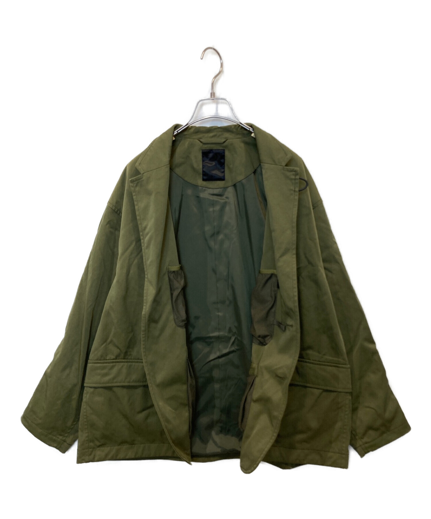 DAIWA PIER39 (ダイワ ピア39) TECH LOOSE 2B JACKET TWILL カーキ サイズ:M