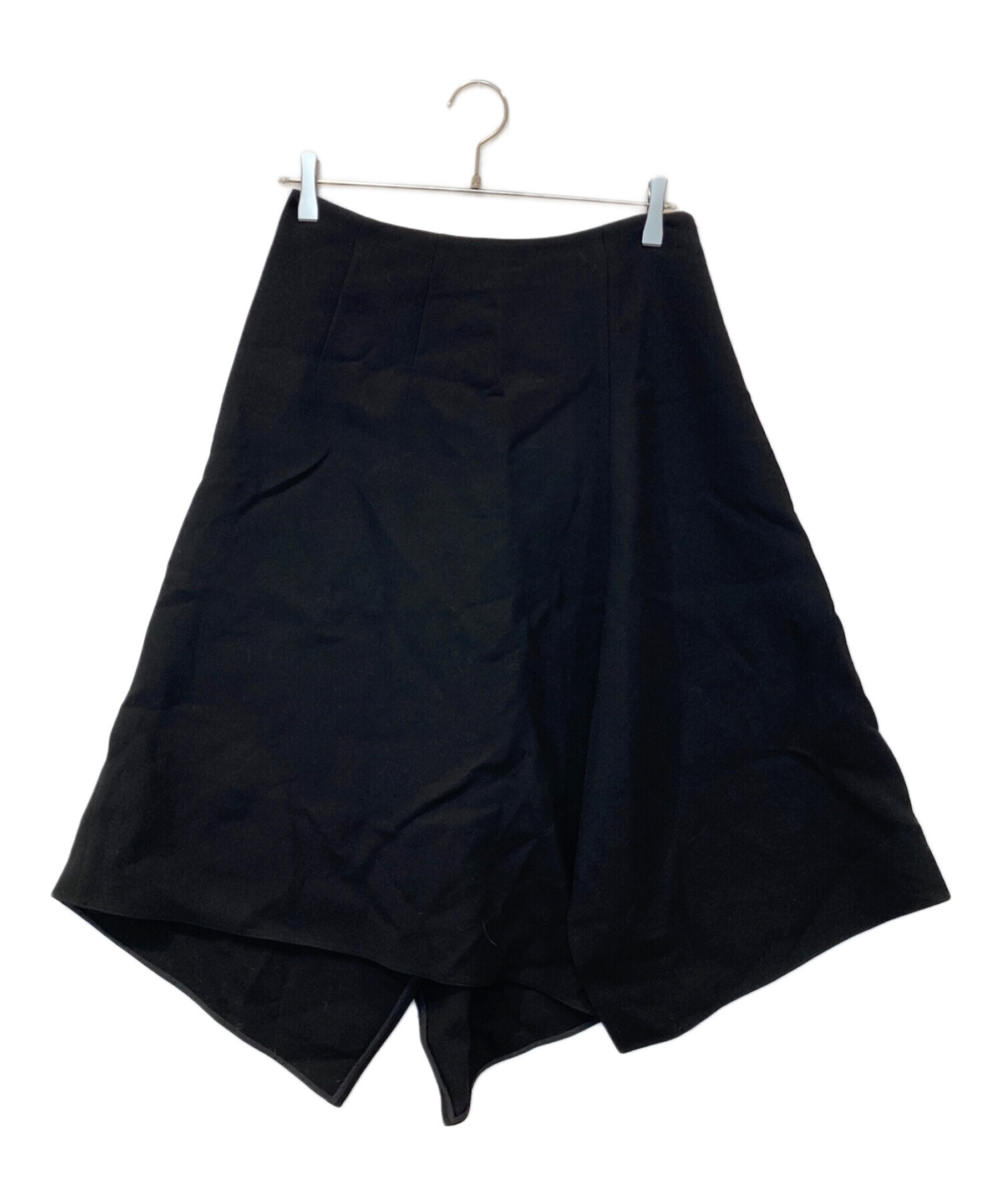 MARNI (マルニ) ウールアシンメトリースカート ブラック サイズ:40