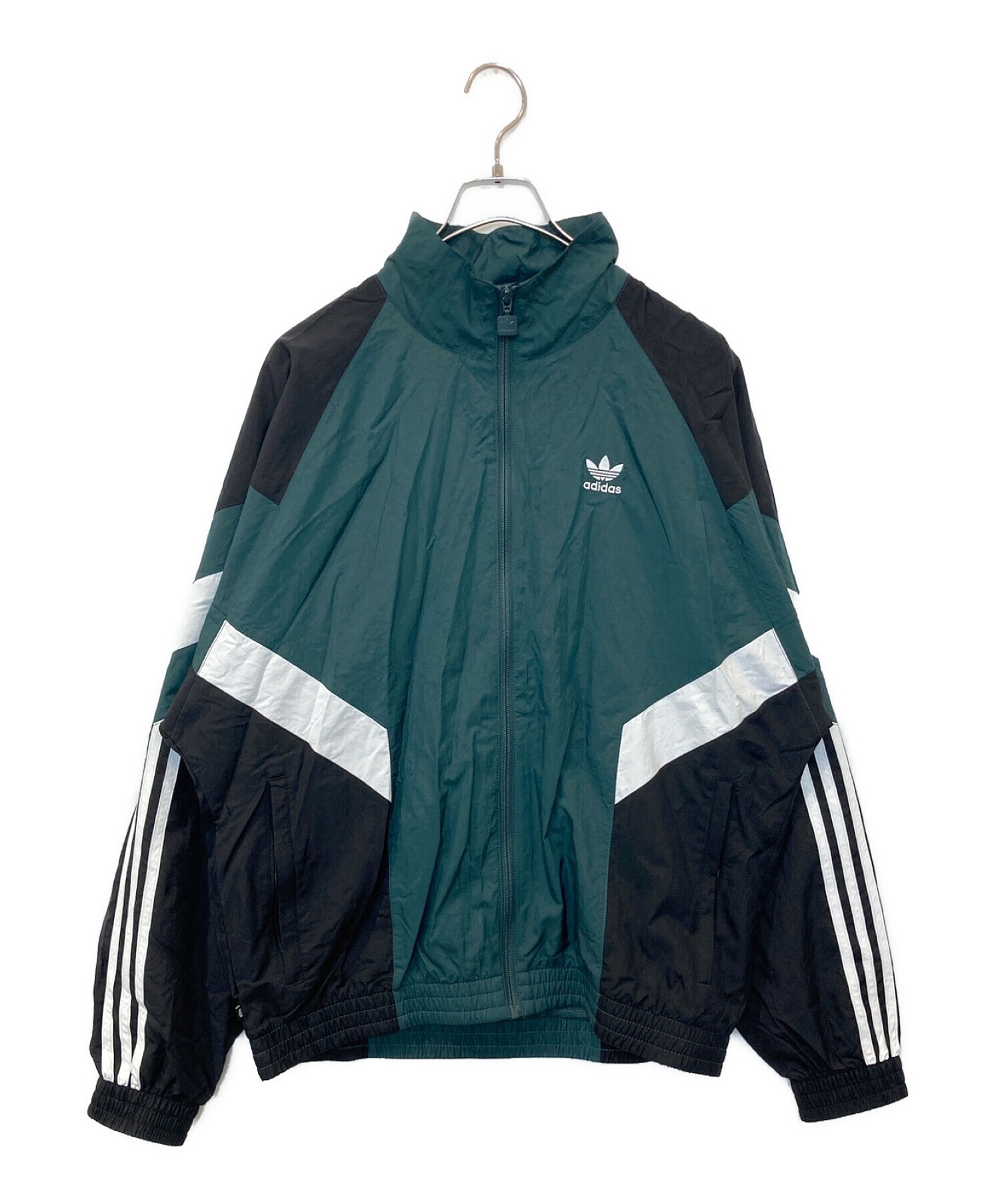 adidas (アディダス) REKIVE トラックジャケット グリーン サイズ:L