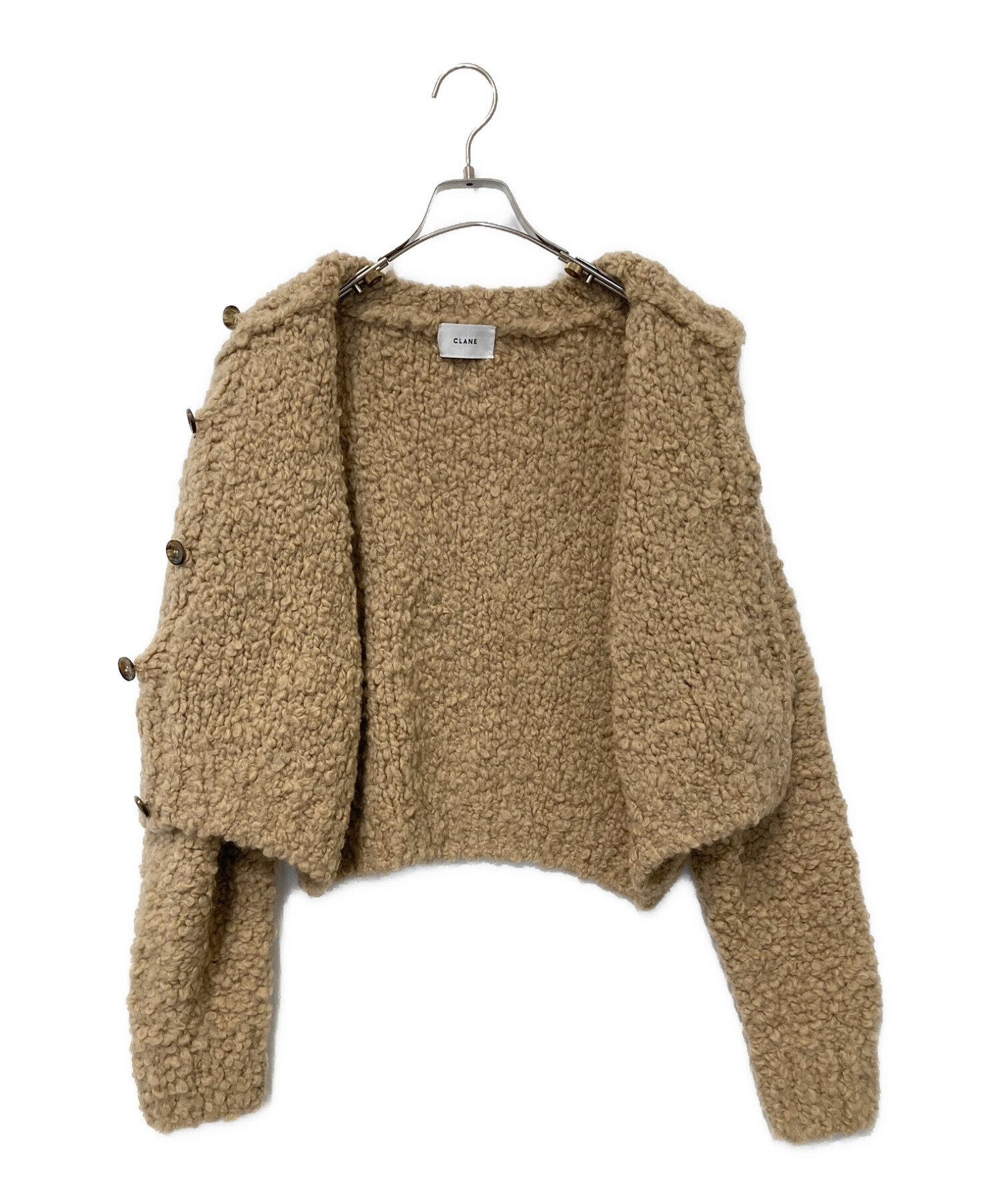 中古・古着通販】CLANE (クラネ) TEDDY BEAR HAND KNIT TOPS ブラウン サイズ:1｜ブランド・古着通販  トレファク公式【TREFAC FASHION】スマホサイト