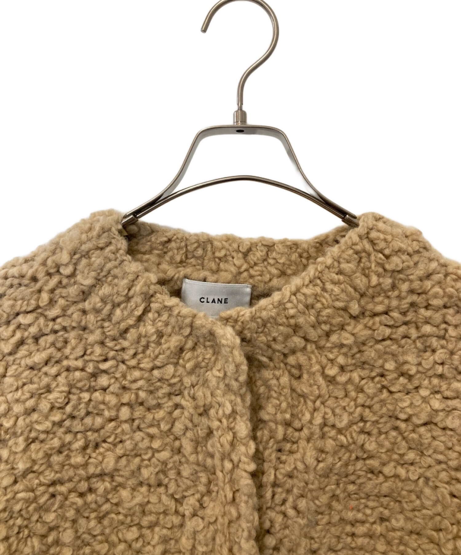 中古・古着通販】CLANE (クラネ) TEDDY BEAR HAND KNIT TOPS ブラウン サイズ:1｜ブランド・古着通販  トレファク公式【TREFAC FASHION】スマホサイト