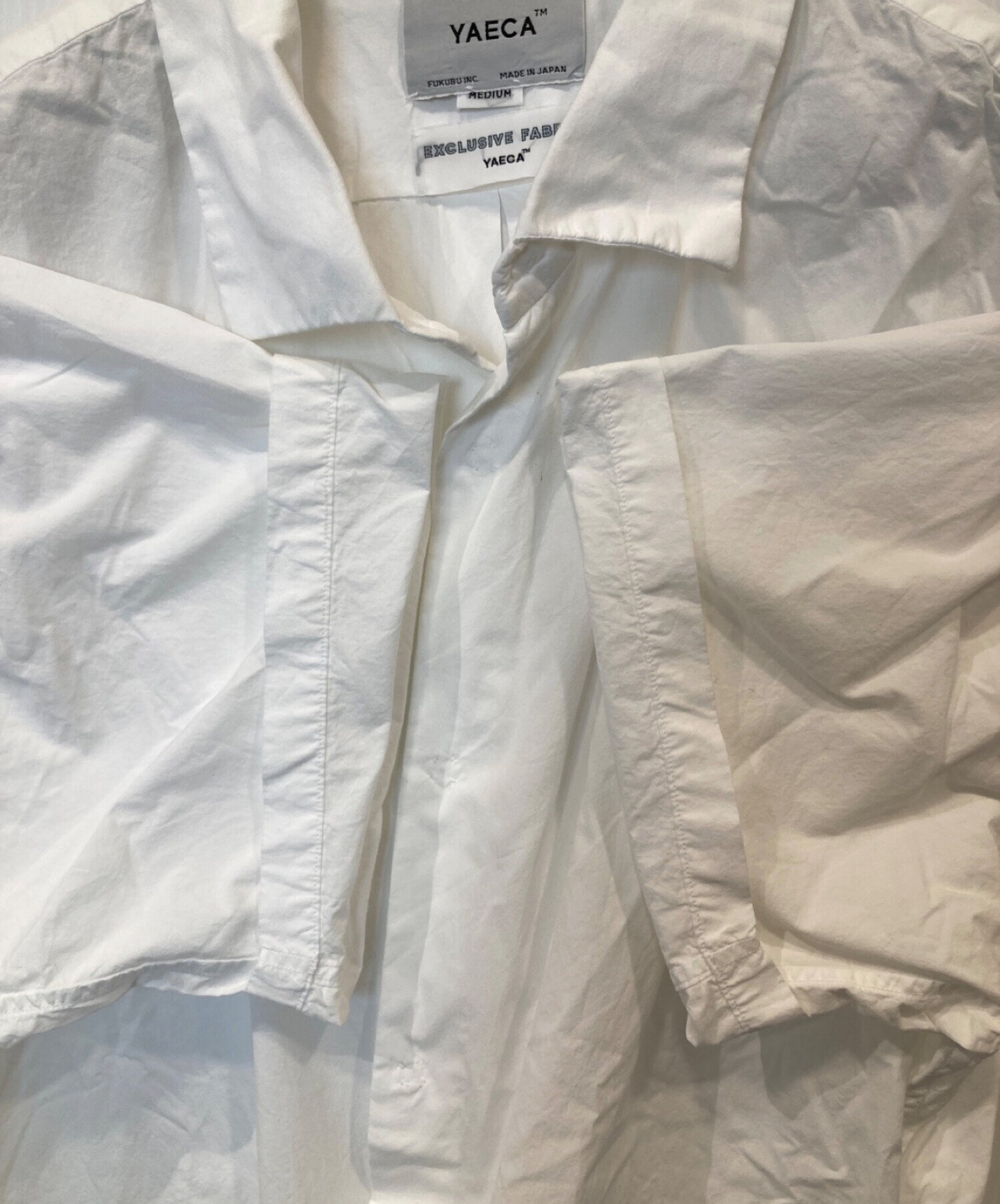 中古・古着通販】YAECA (ヤエカ) COMFORT SHIRT EXTRA WIDE S/S ホワイト サイズ:M｜ブランド・古着通販  トレファク公式【TREFAC FASHION】スマホサイト