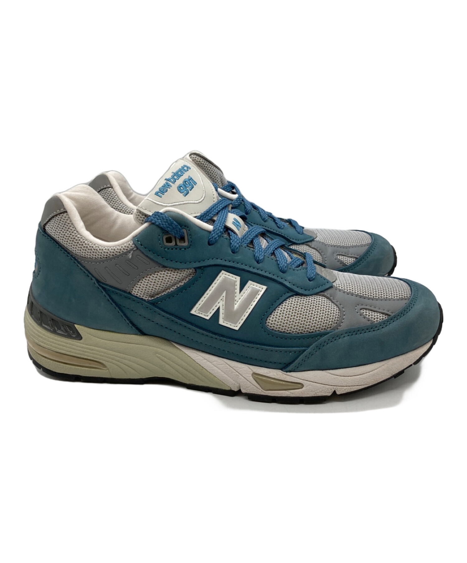 NEW BALANCE (ニューバランス) ローカットスニーカー / M991BSG ブルー サイズ:27㎝