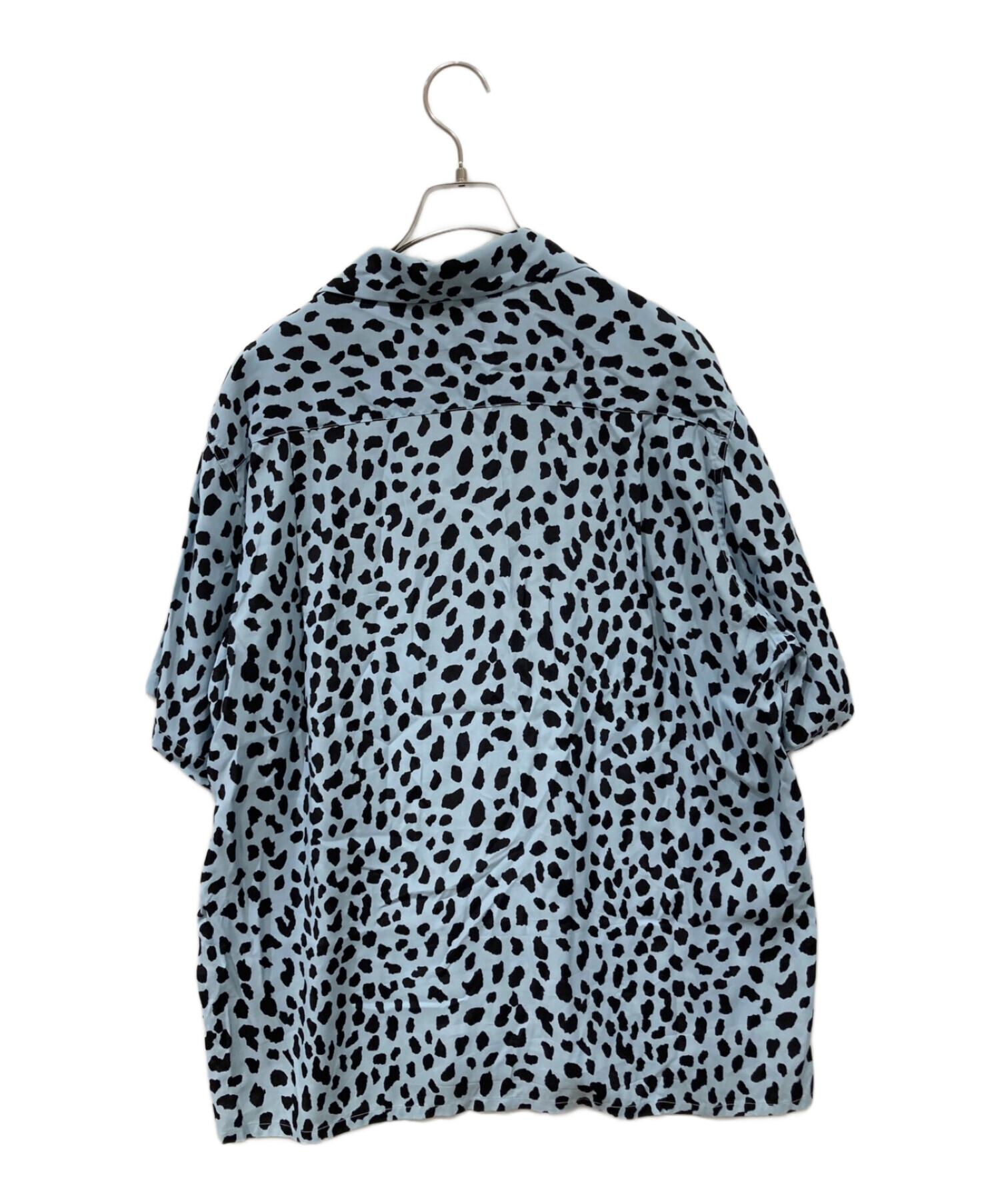 【正規品・新品】WACKOMARIA（ワコマリア）レオパード 水色size Mシャツ種類アロハシャツ