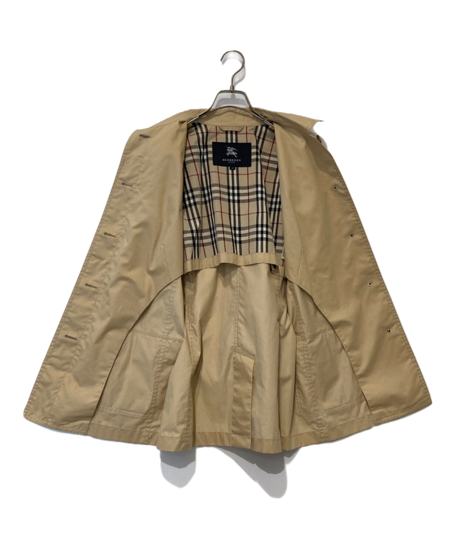 中古・古着通販】BURBERRY LONDON (バーバリーロンドン) ステンカラーショートコート ベージュ サイズ:40｜ブランド・古着通販  トレファク公式【TREFAC FASHION】スマホサイト