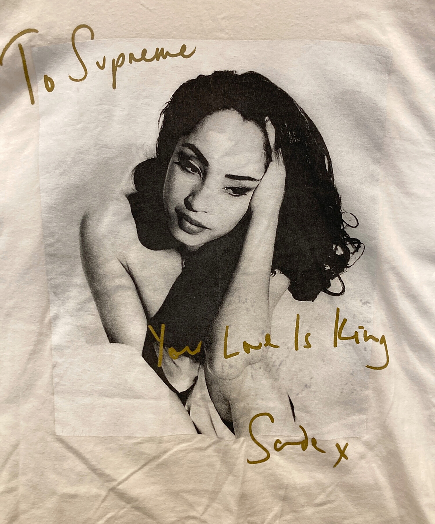 中古・古着通販】SUPREME (シュプリーム) sade tee ホワイト サイズ:M｜ブランド・古着通販 トレファク公式【TREFAC  FASHION】スマホサイト