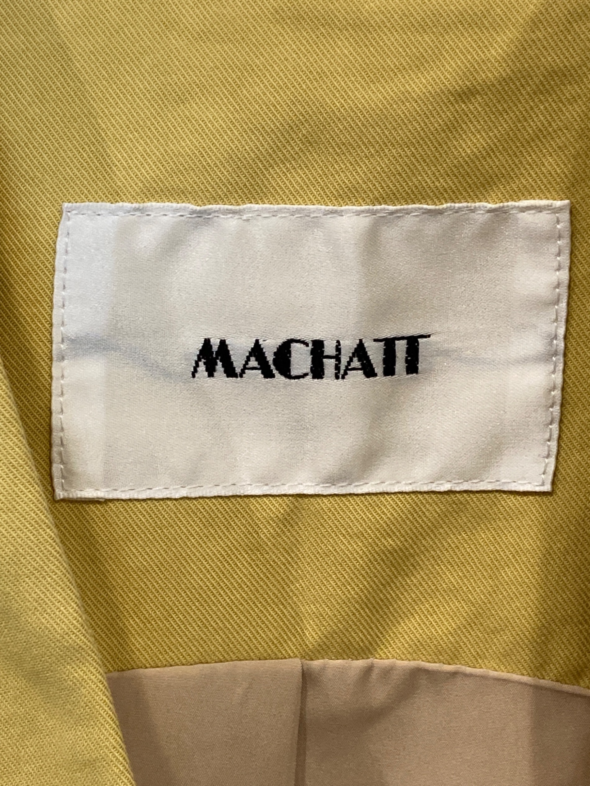 中古・古着通販】machatt (マチャット) ノーカラーオーバーベスト イエロー サイズ:FREE｜ブランド・古着通販 トレファク公式【TREFAC  FASHION】スマホサイト