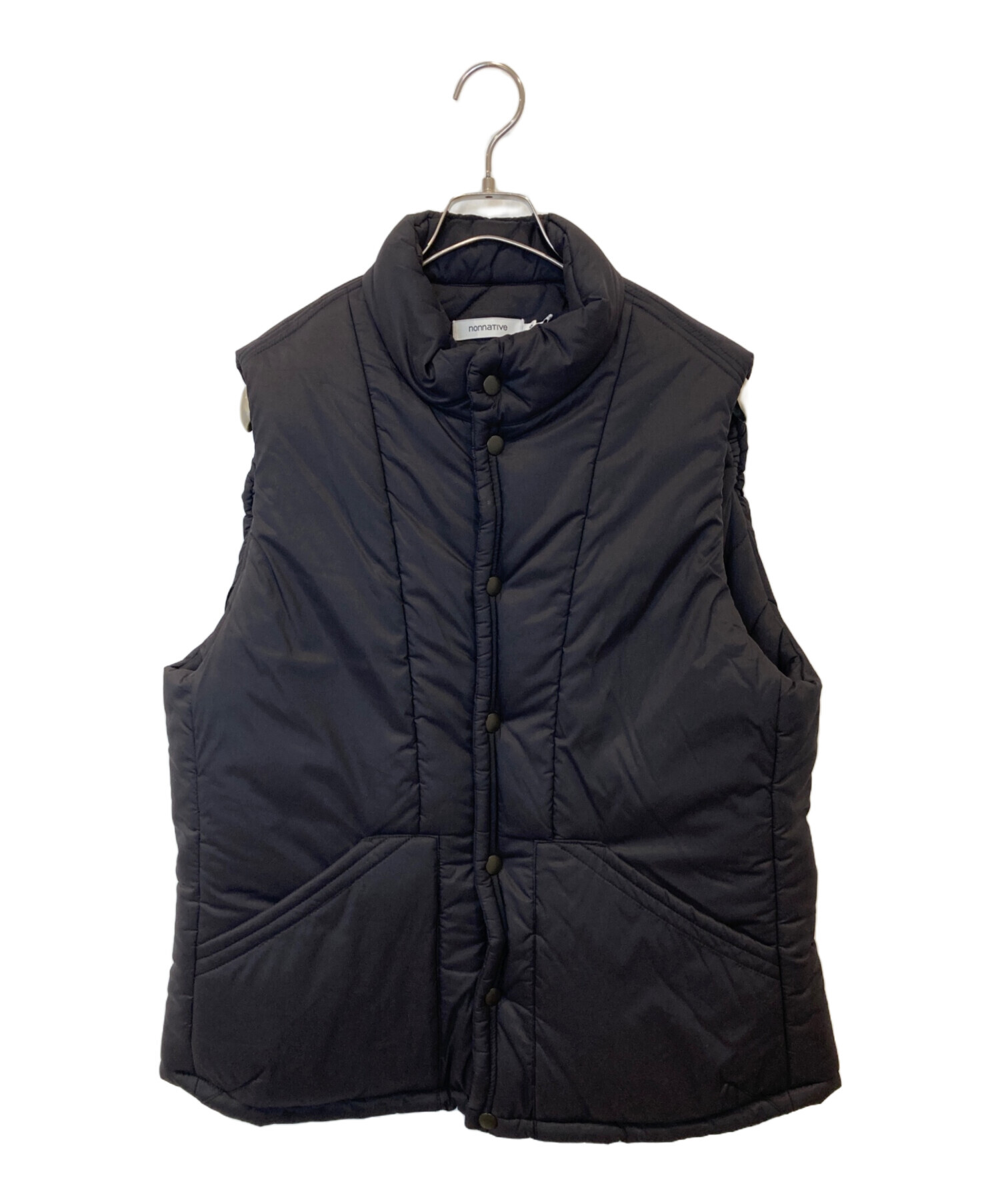 nonnative (ノンネイティブ) TROOPER PUFF VEST NYLON TAFFETA STRETCH ブラック サイズ:2