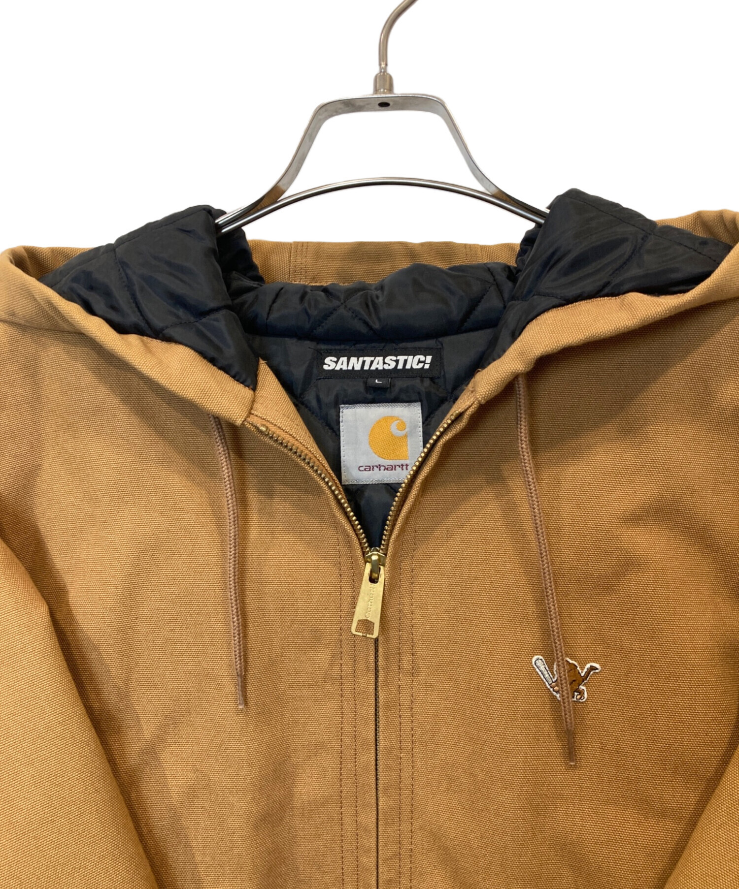 中古・古着通販】CarHartt (カーハート) SANTASTIC (サンタスティック) Active jacket ブラウン  サイズ:L｜ブランド・古着通販 トレファク公式【TREFAC FASHION】スマホサイト