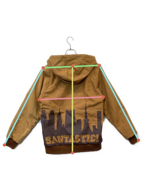 中古・古着通販】CarHartt (カーハート) SANTASTIC (サンタスティック) Active jacket ブラウン  サイズ:L｜ブランド・古着通販 トレファク公式【TREFAC FASHION】スマホサイト