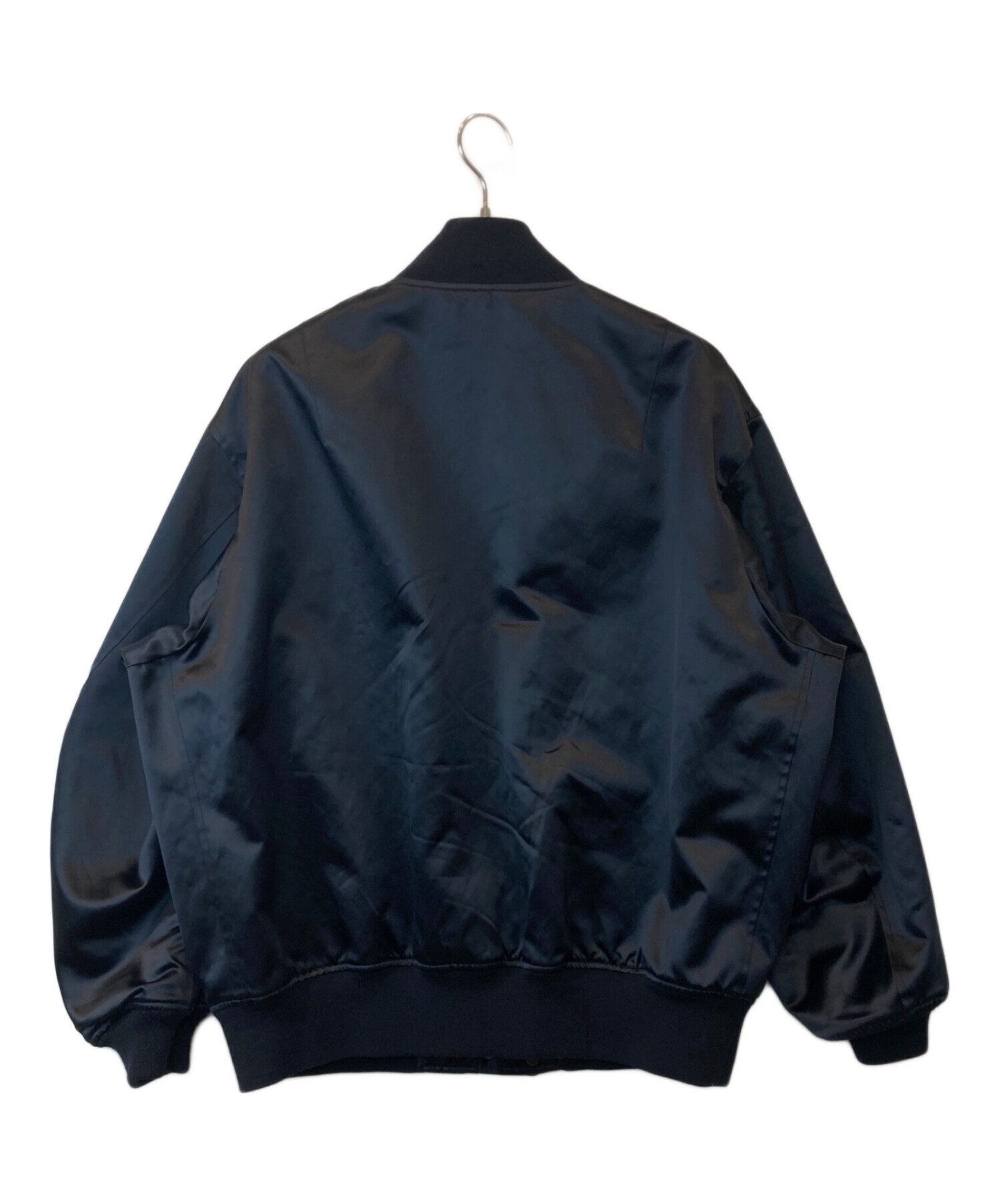 中古・古着通販】KAPTAIN SUNSHINE (キャプテンサンシャイン) SILK COTTON FLIGHT SATIN BOMBER  JACKET KSBZ01 ネイビー サイズ:40｜ブランド・古着通販 トレファク公式【TREFAC FASHION】スマホサイト