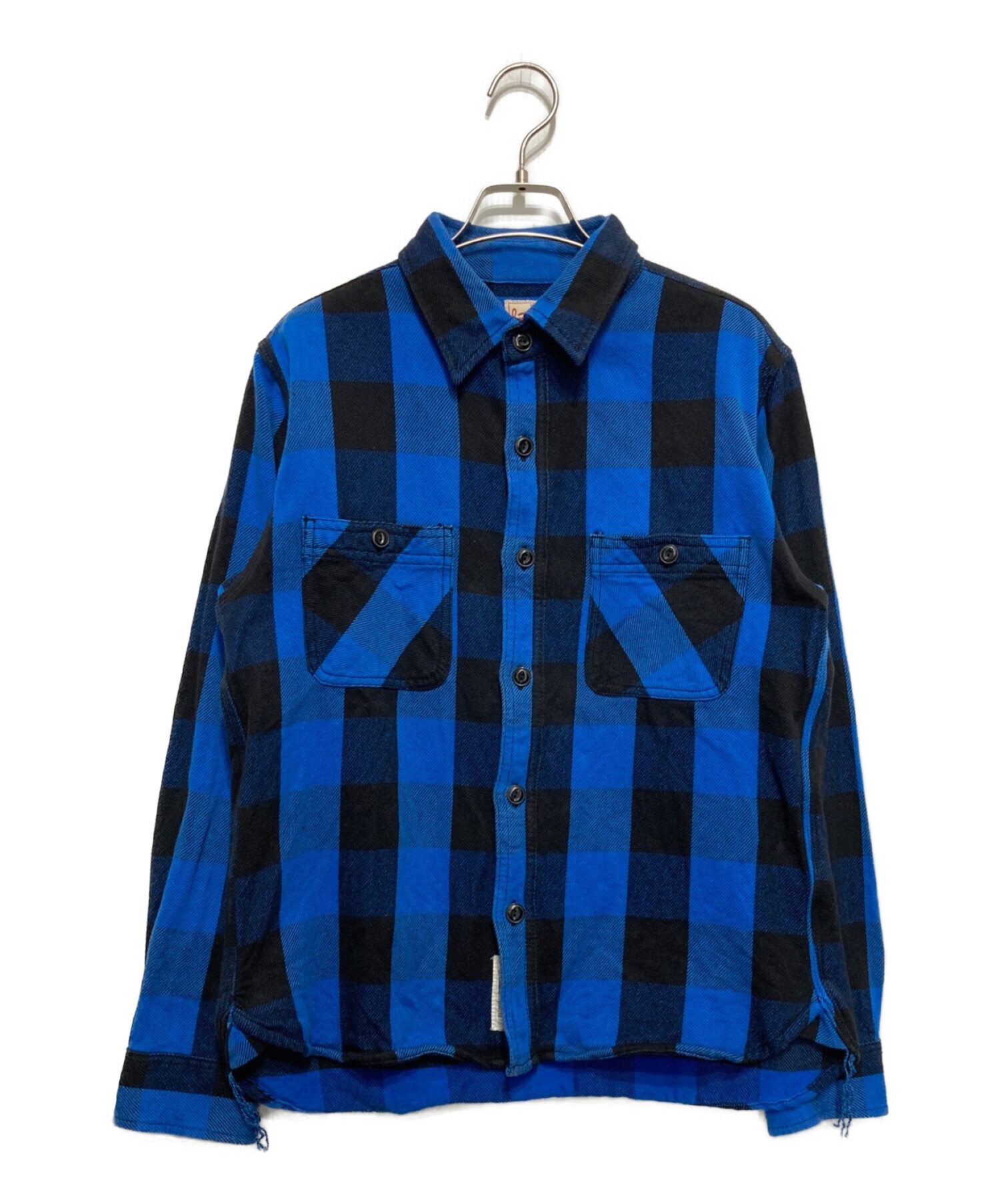 【美品☆　Brooks　Brothers】ブルー　チェックシャツ　サイズXL
