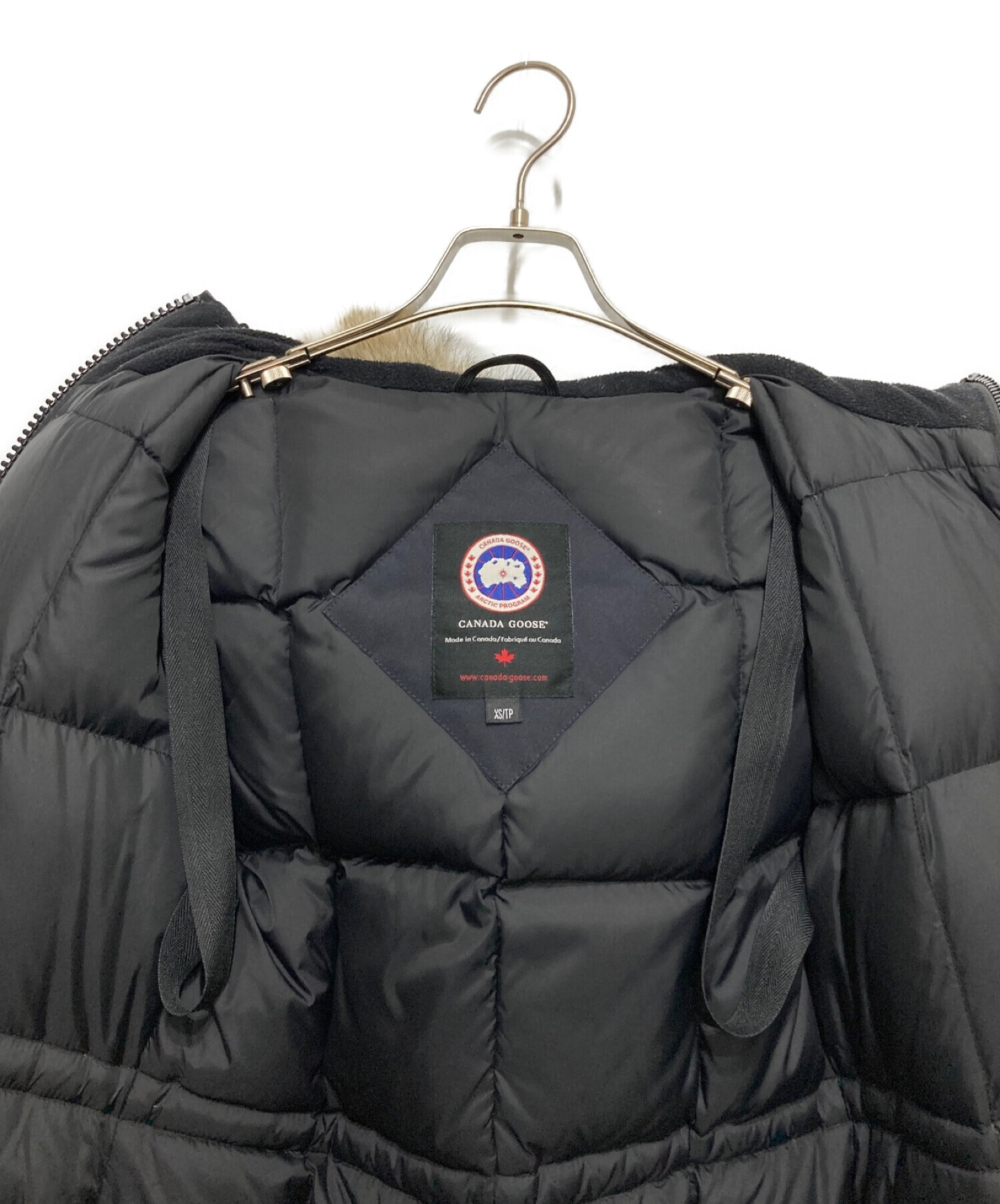 中古・古着通販】CANADA GOOSE (カナダグース) ダウンコート ネイビー