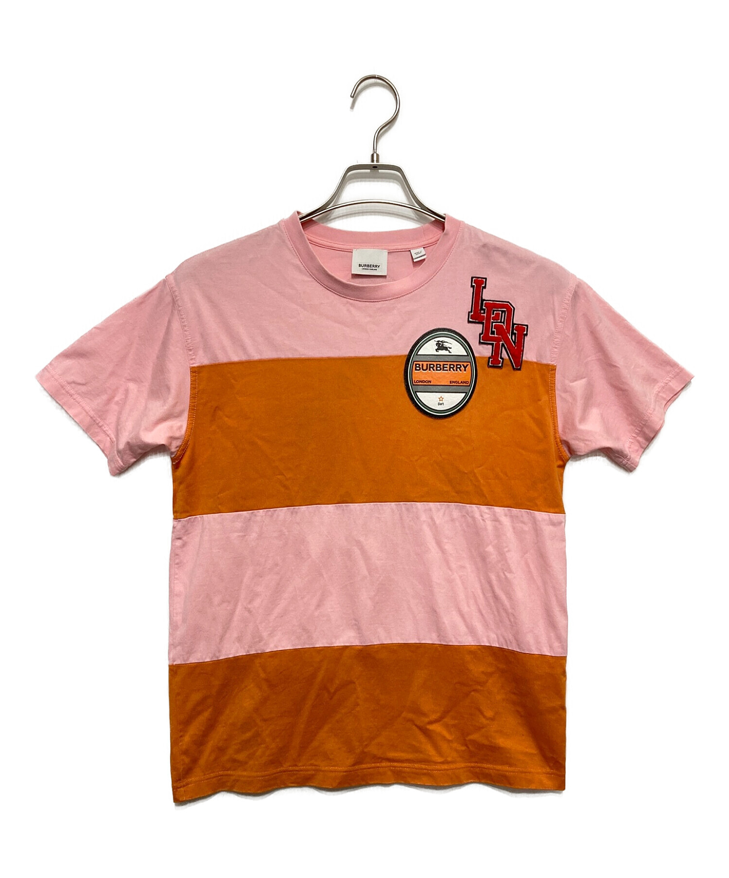 BURBERRY (バーバリー) Tシャツ ピンク サイズ:XXS