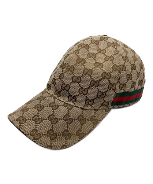 中古・古着通販】GUCCI (グッチ) GGキャンバスシェリーラインベース