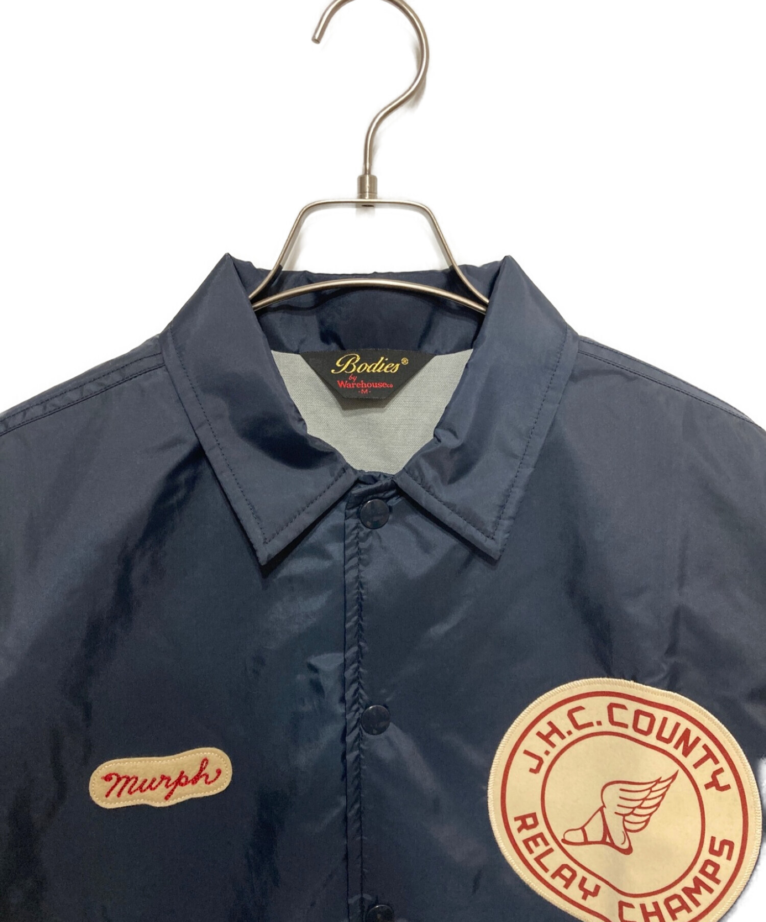 中古・古着通販】WAREHOUSE (ウエアハウス) COACH JACKET MORRIS HILLS ネイビー サイズ:Ⅿ｜ブランド・古着通販  トレファク公式【TREFAC FASHION】スマホサイト