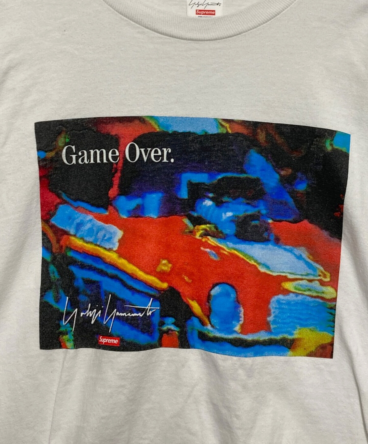 supreme Game Over Tee XL ホワイト TシャツTシャツ/カットソー(半袖/袖なし)