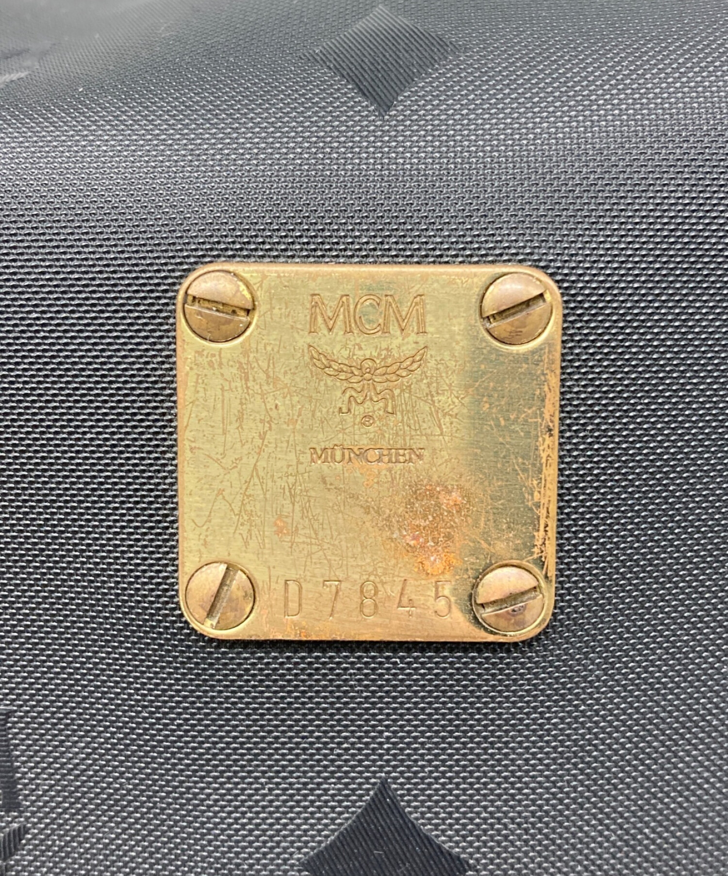 中古・古着通販】MCM (エムシーエム) ハンドバッグ ブラック｜ブランド