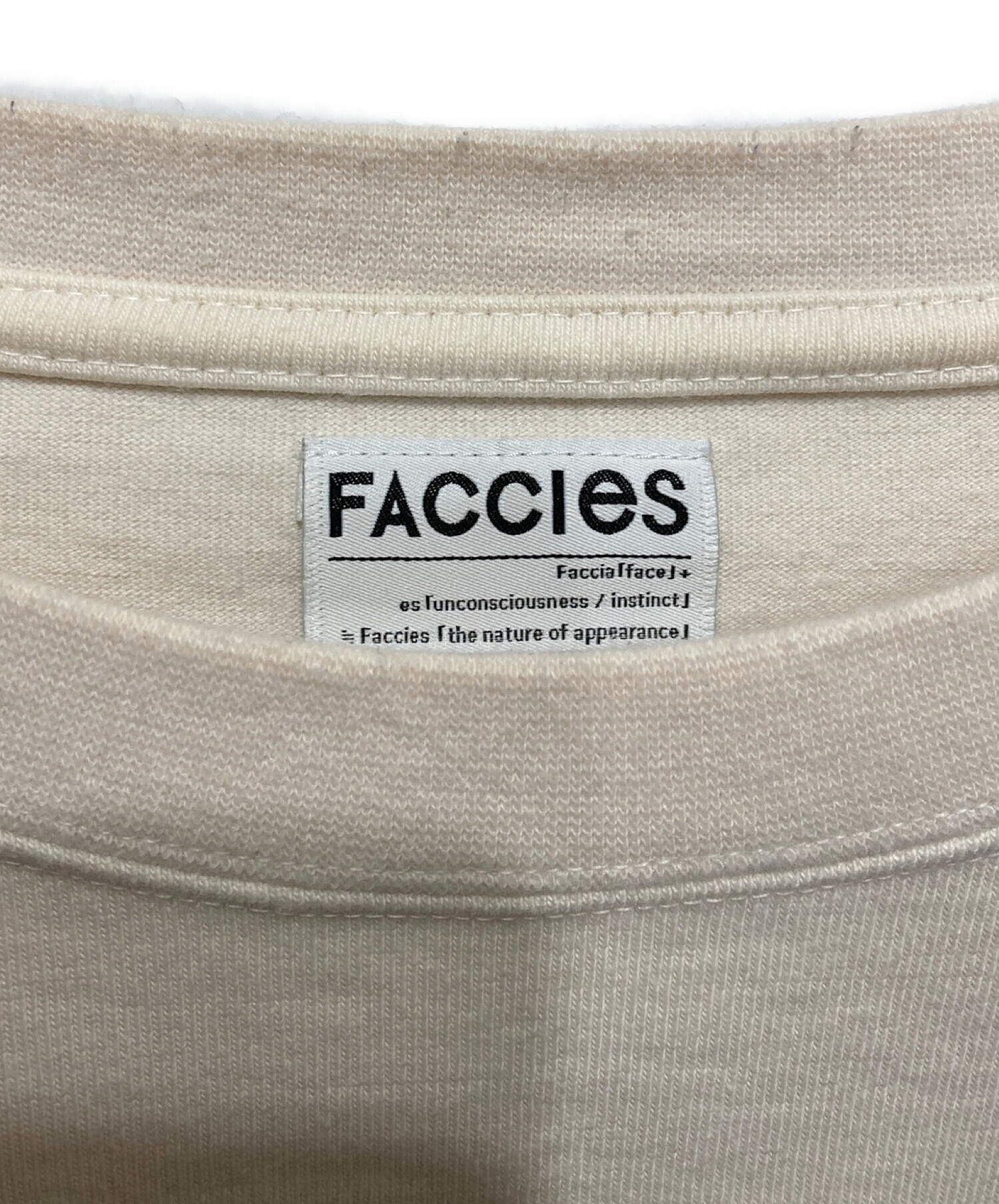 中古・古着通販】FACCIES (ファッチーズ) ORIGINAL BASIC TOUGH TEE