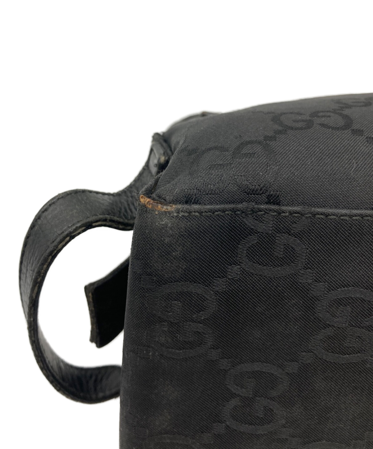 中古・古着通販】GUCCI (グッチ) セカンドバッグ ブラック｜ブランド