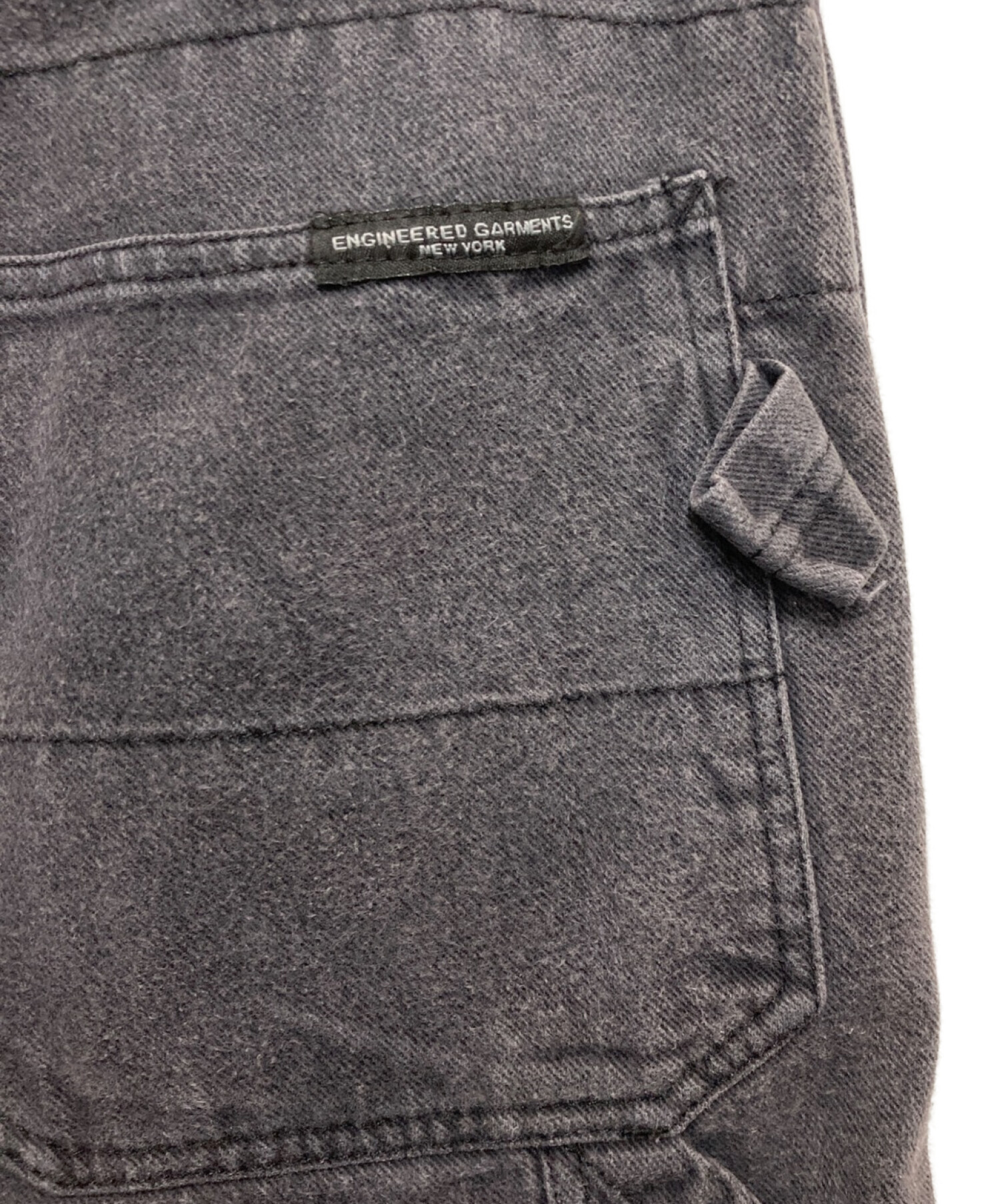Engineered Garments (エンジニアードガーメンツ) ペインターデニムパンツ ブラック サイズ:SIZE32