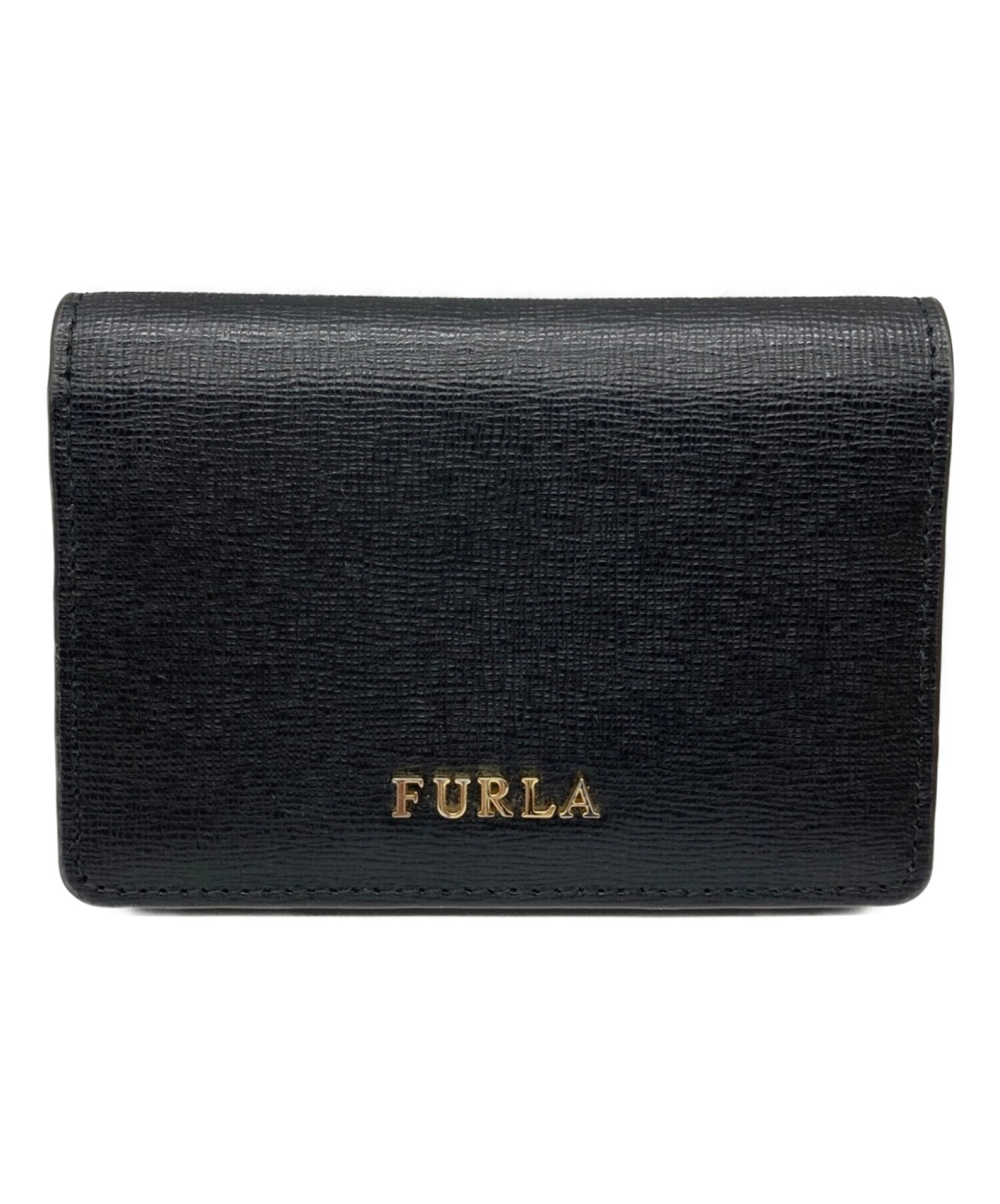 中古・古着通販】FURLA (フルラ) バビロン S カードケース ブラック