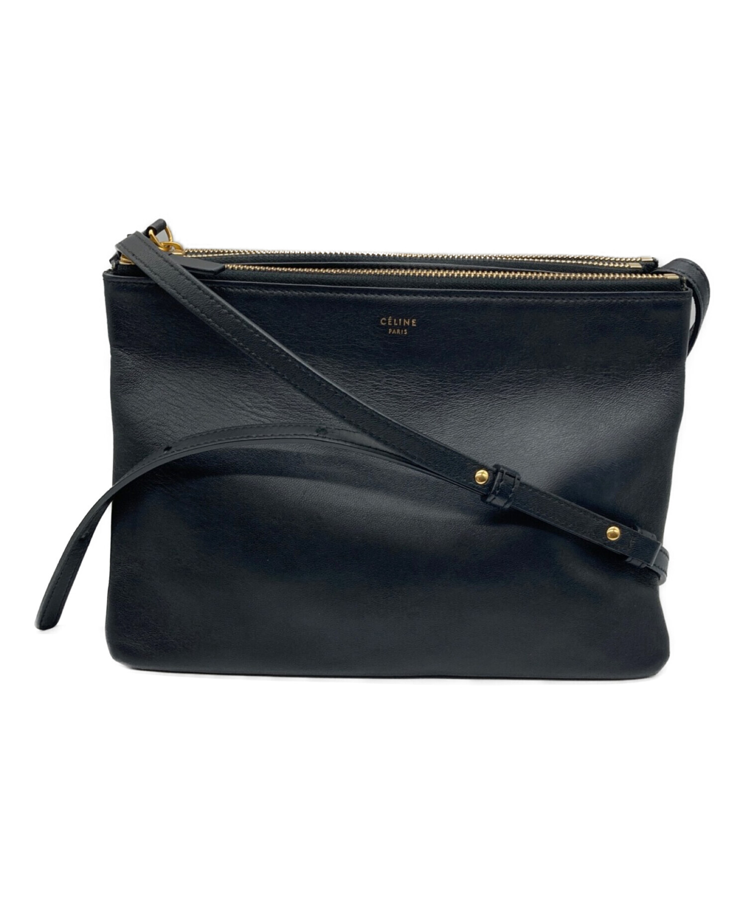 中古・古着通販】CELINE (セリーヌ) ショルダーバッグ ブラック ...