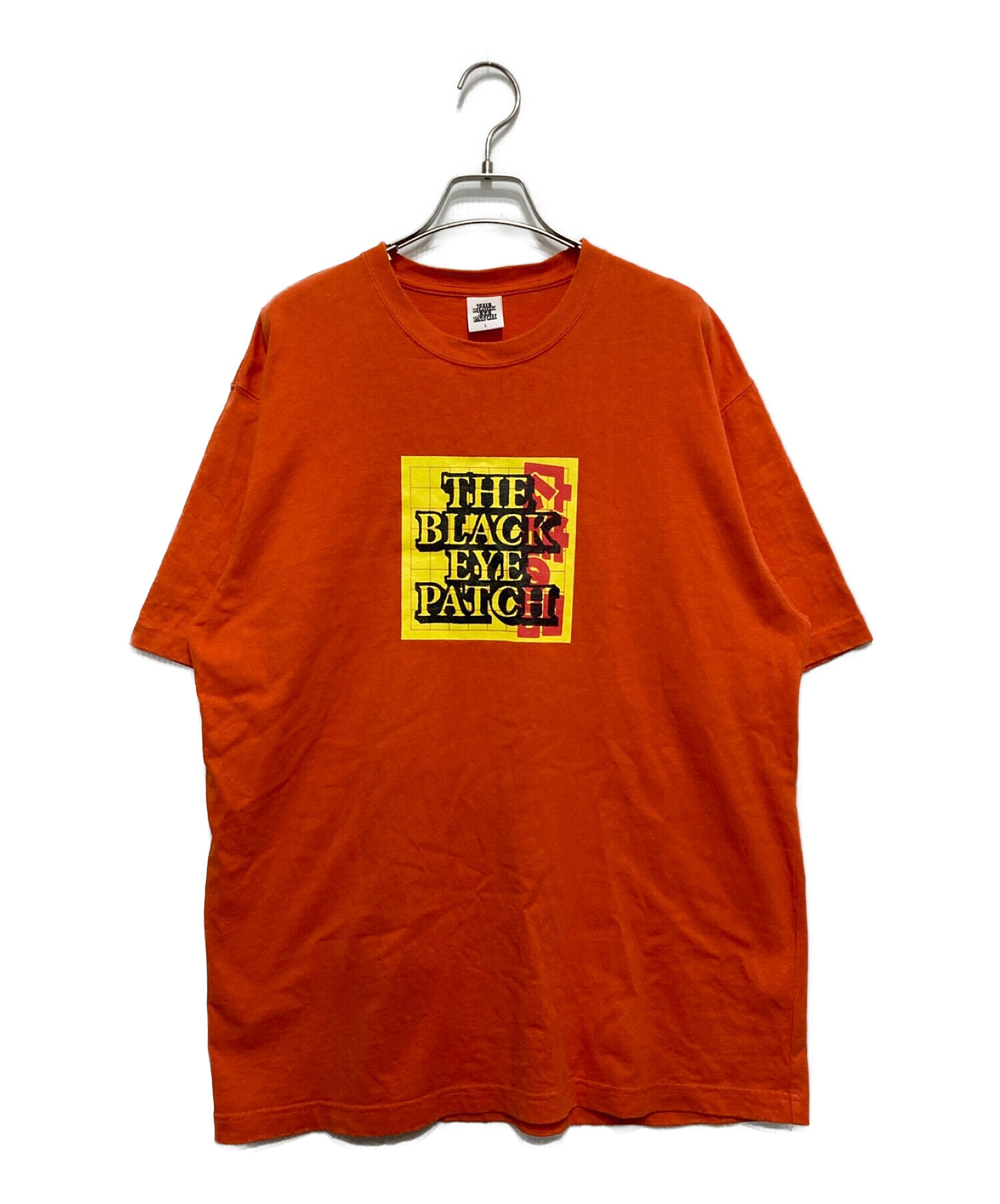 THE BLACK EYE PATCH (ブラックアイパッチ) Tシャツ オレンジ サイズ:L