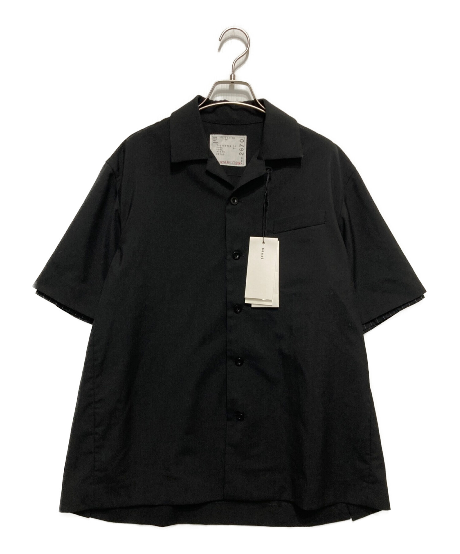 sacai (サカイ) Suiting Shirt ブラック サイズ:SIZE1