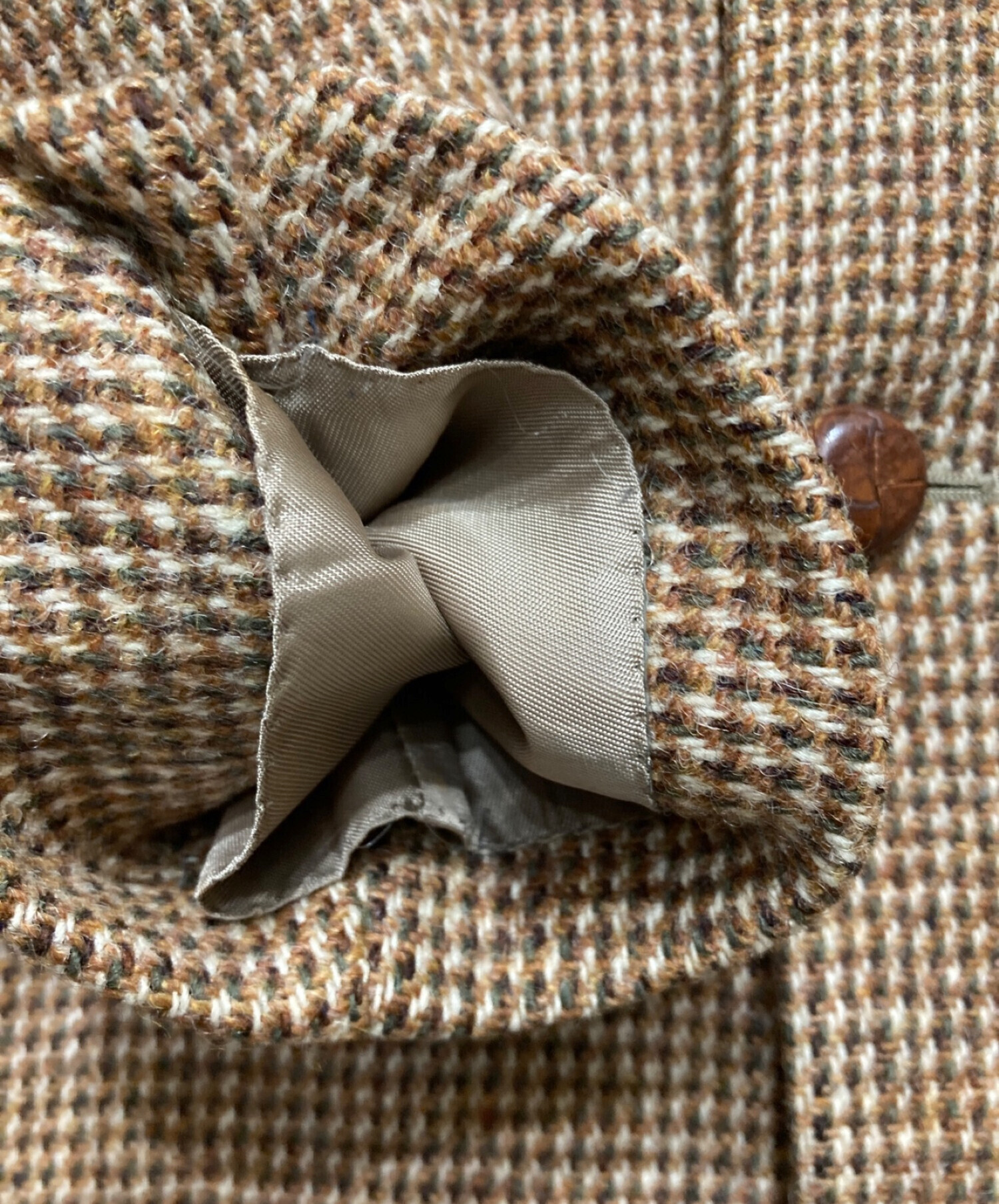 Harris Tweed (ハリスツイード) スコティッシュウールジャケット ベージュ サイズ:不明