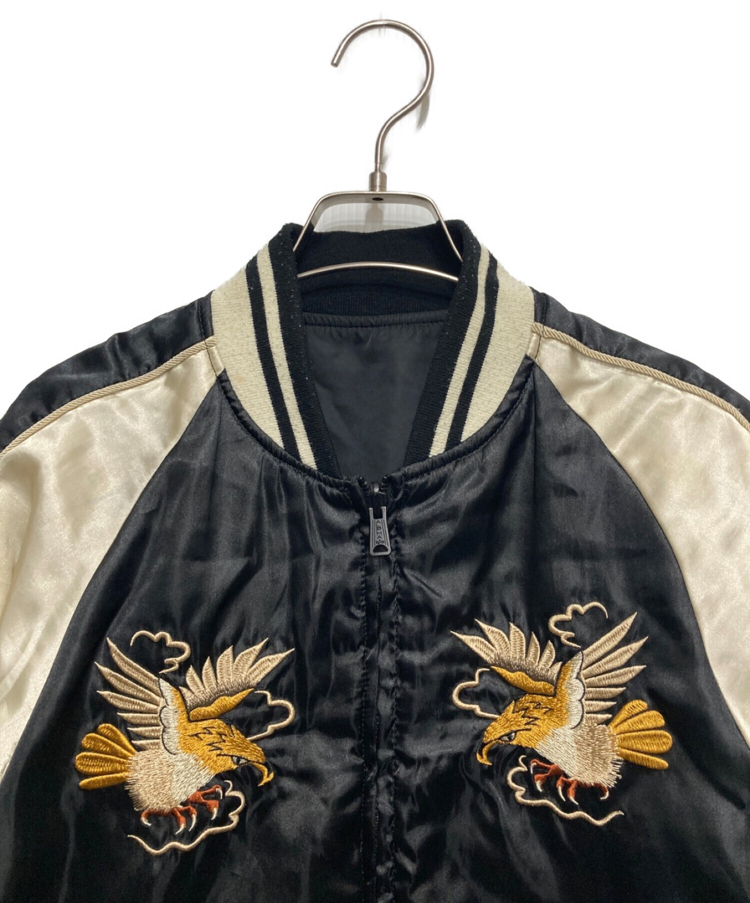 中古・古着通販】ALPHA (アルファ) SOUVENIR JACKET REVERSE ブラック