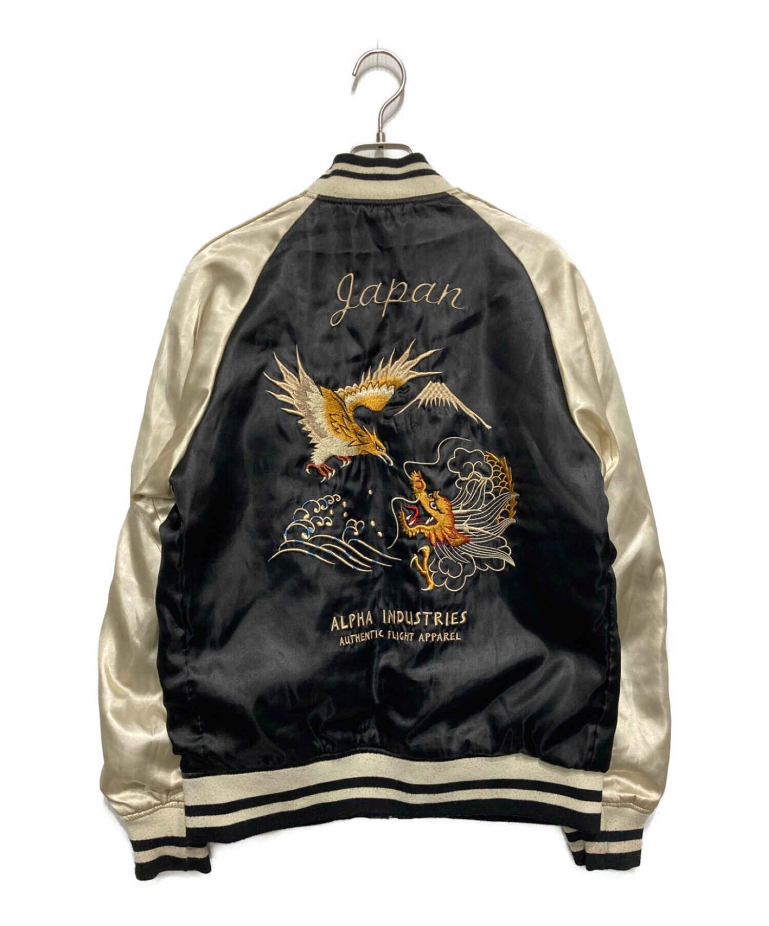 中古・古着通販】ALPHA (アルファ) SOUVENIR JACKET REVERSE ブラック