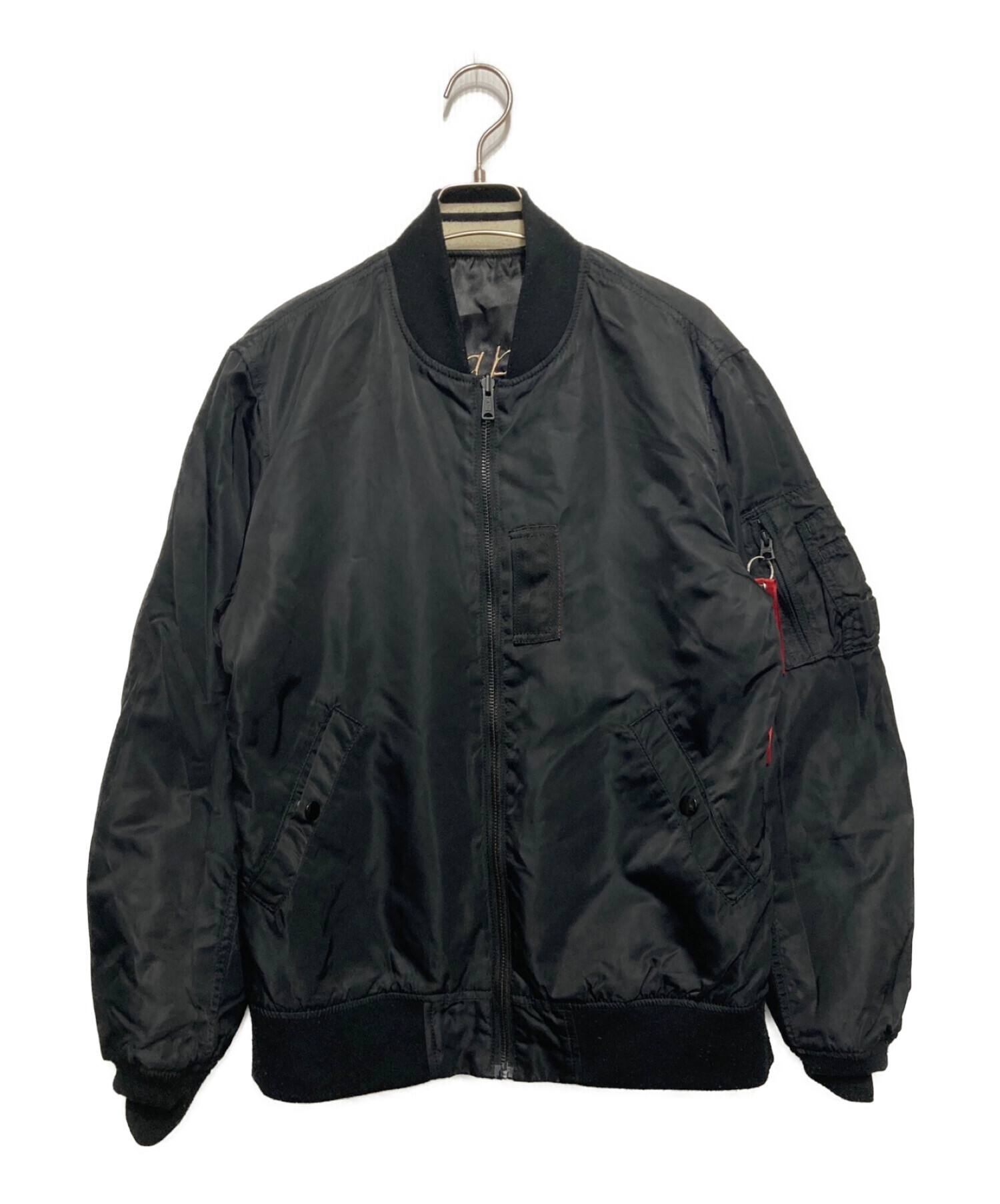 中古・古着通販】ALPHA (アルファ) SOUVENIR JACKET REVERSE ブラック