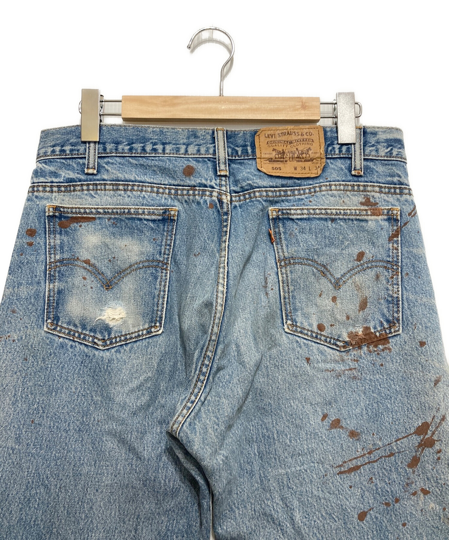 中古・古着通販】LEVI'S (リーバイス) ペンキ加工デニムパンツ