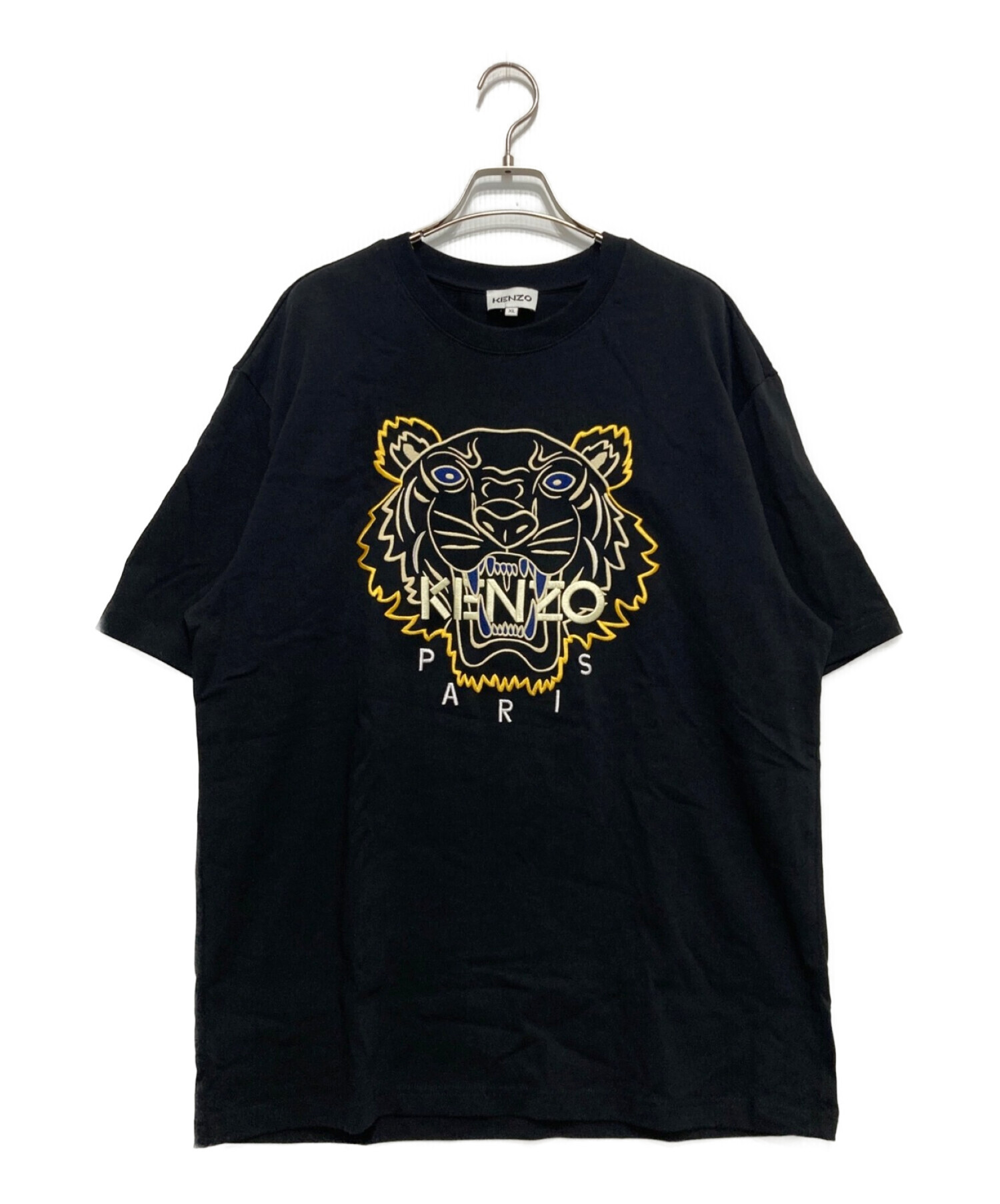 KENZO (ケンゾー) タイガー刺繍Tシャツ ブラック サイズ:XL